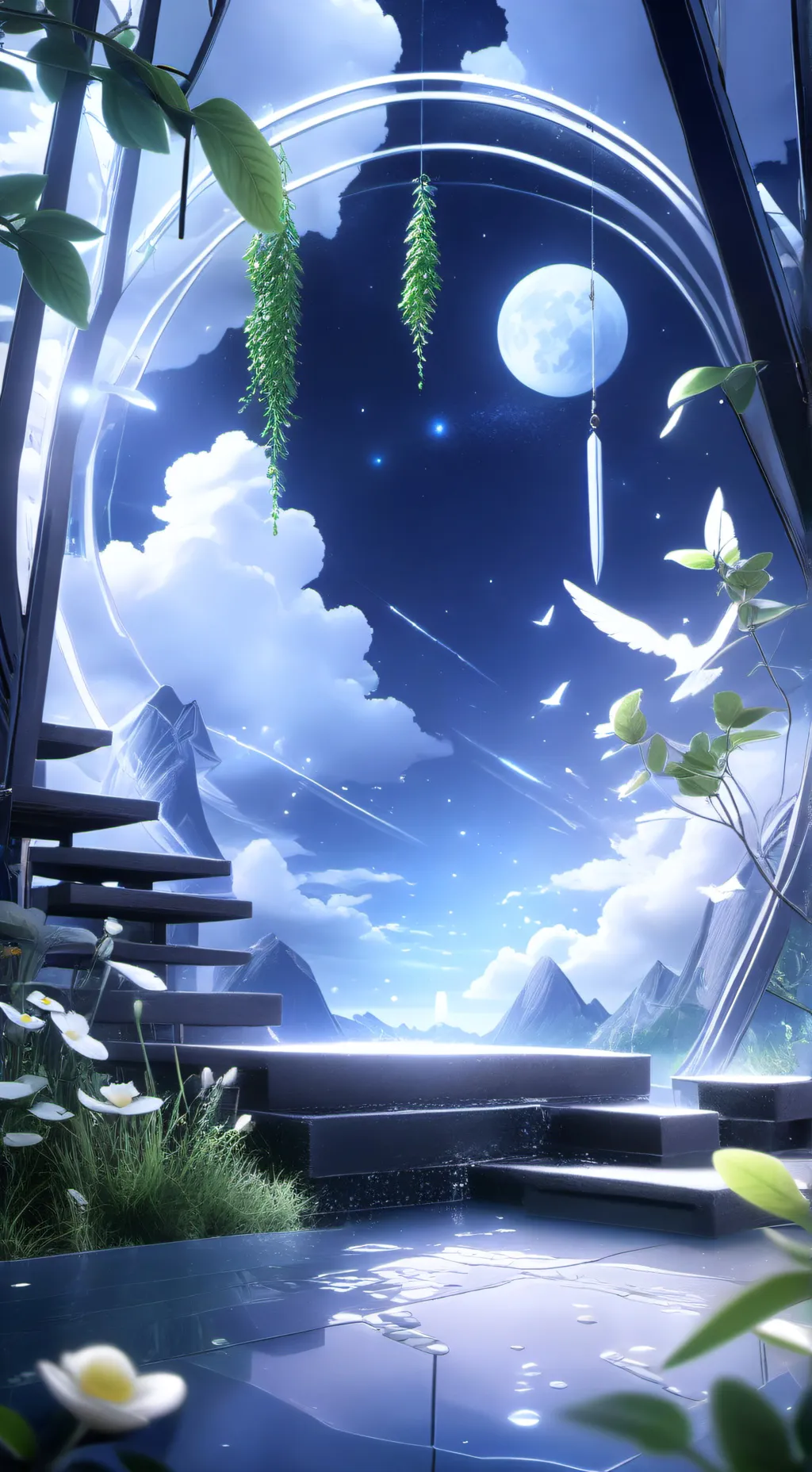 ai character: awita 💚🩵💚🩵💚 background