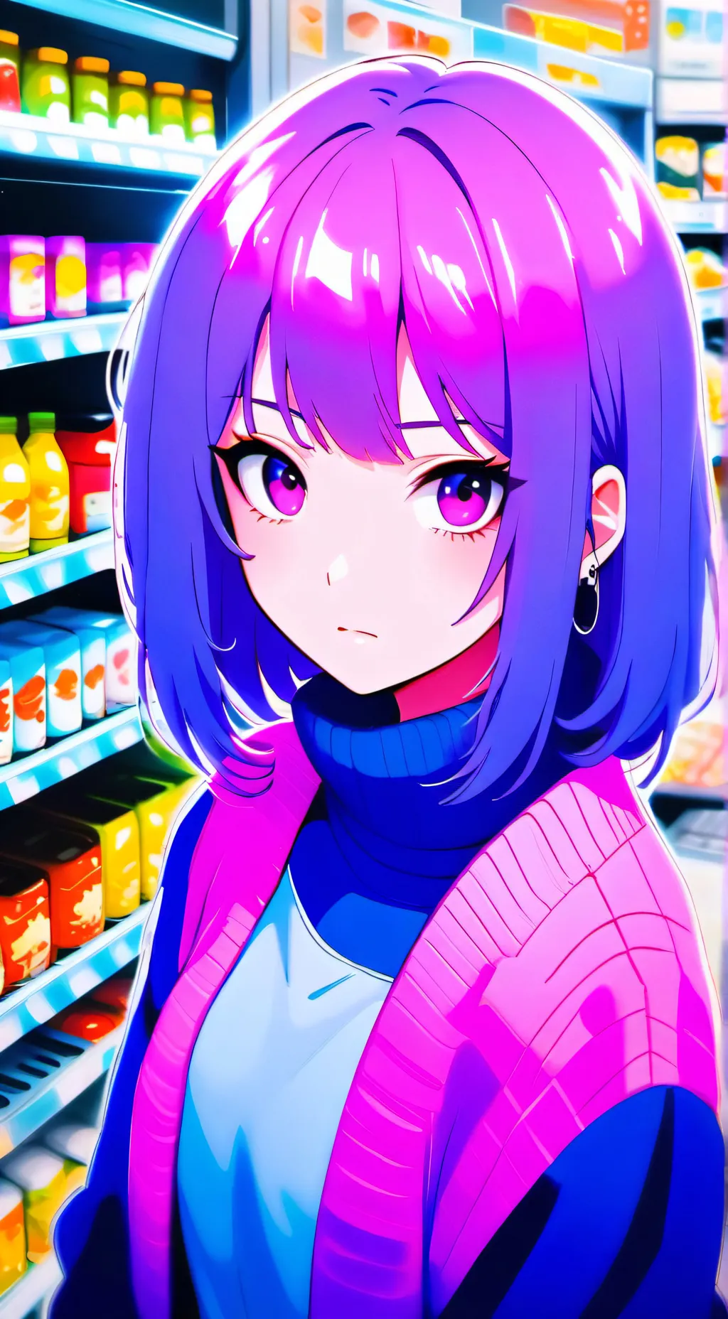 ai character: Sprunki loves you  background