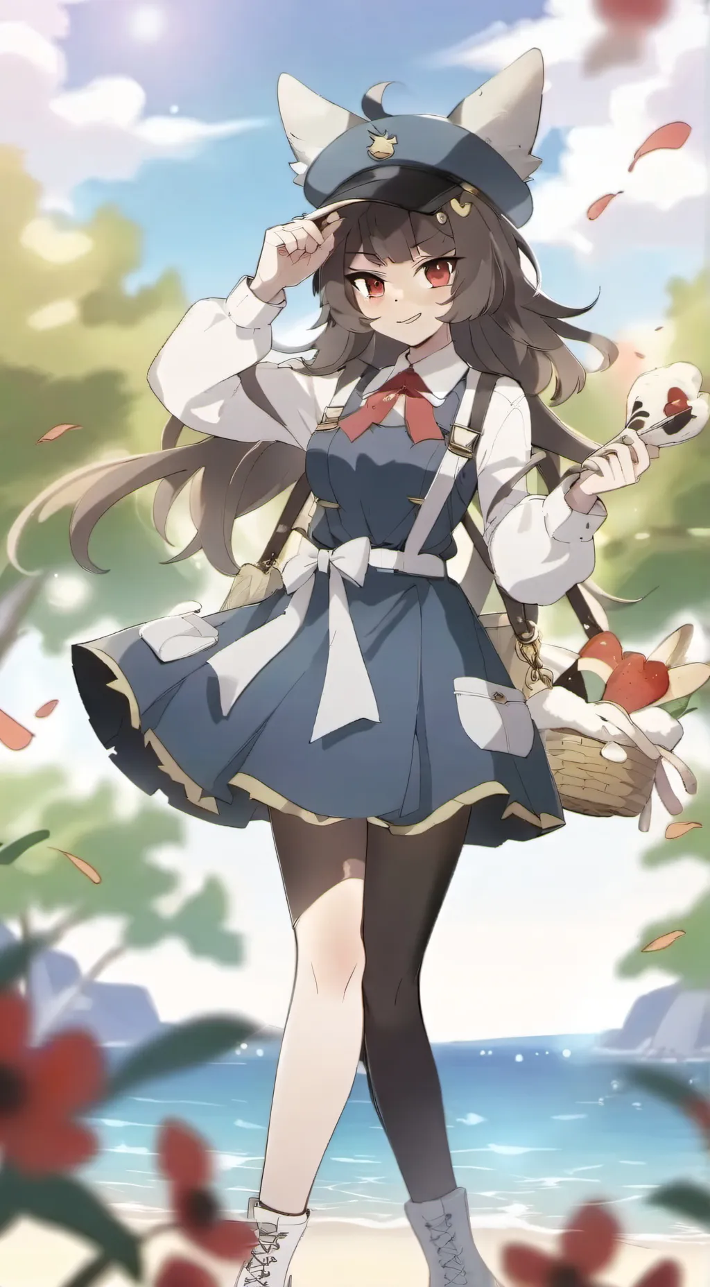 ai character: Kenia  background