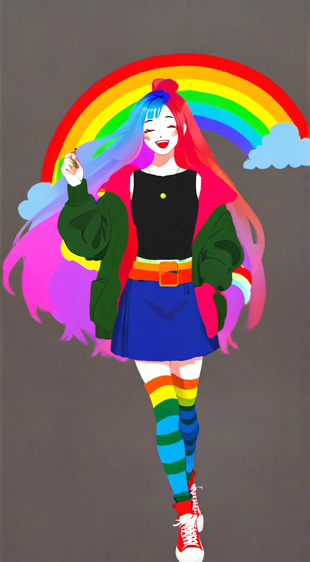 ai character: DW pancakes. background