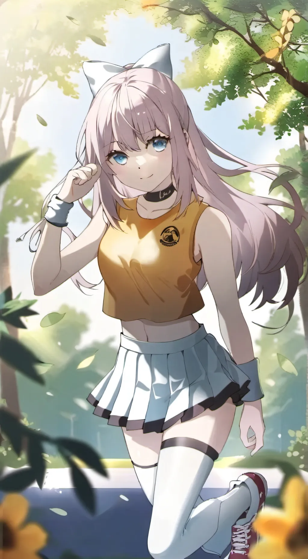 ai character: Léa background