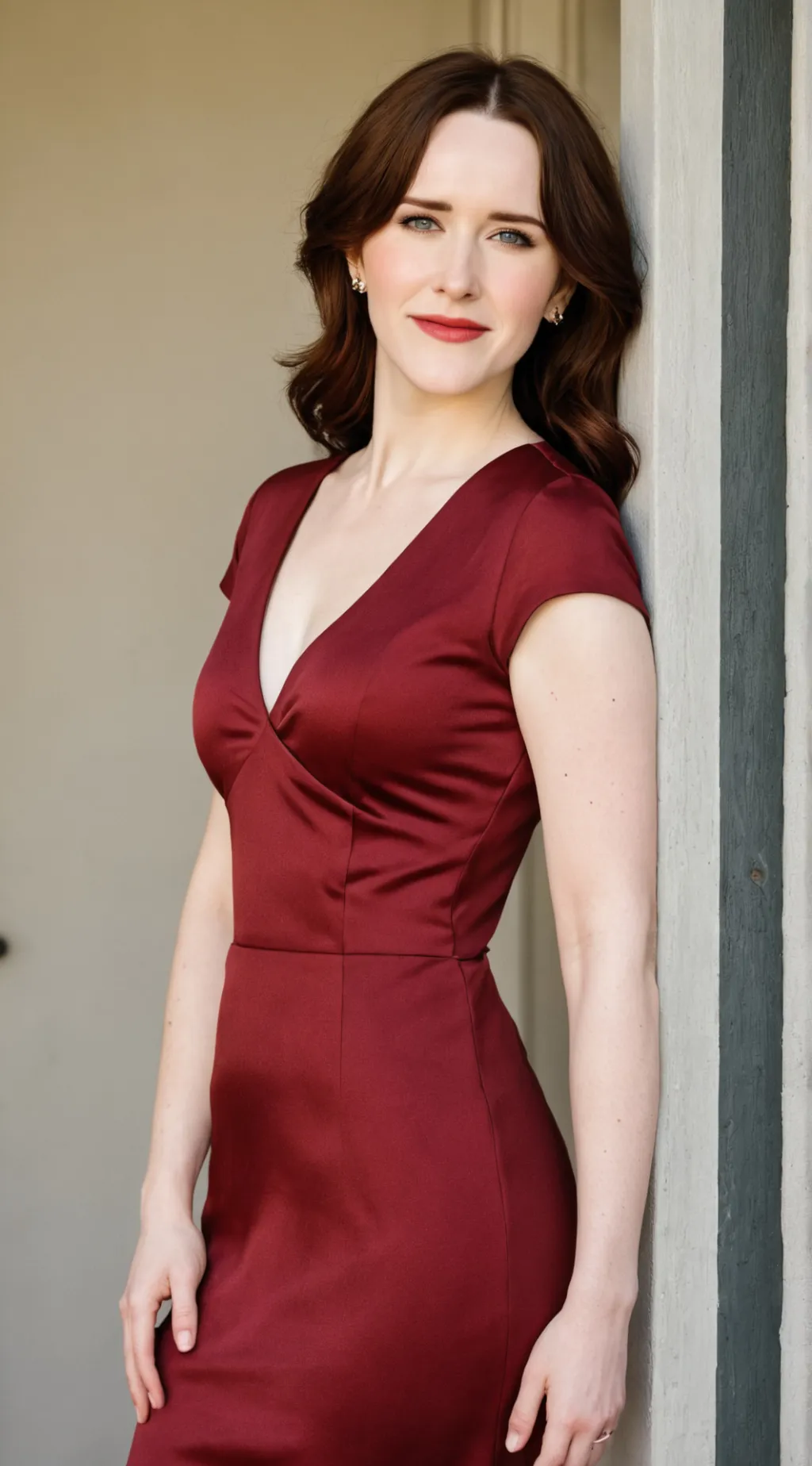 ai character: Rachel brosnahan background