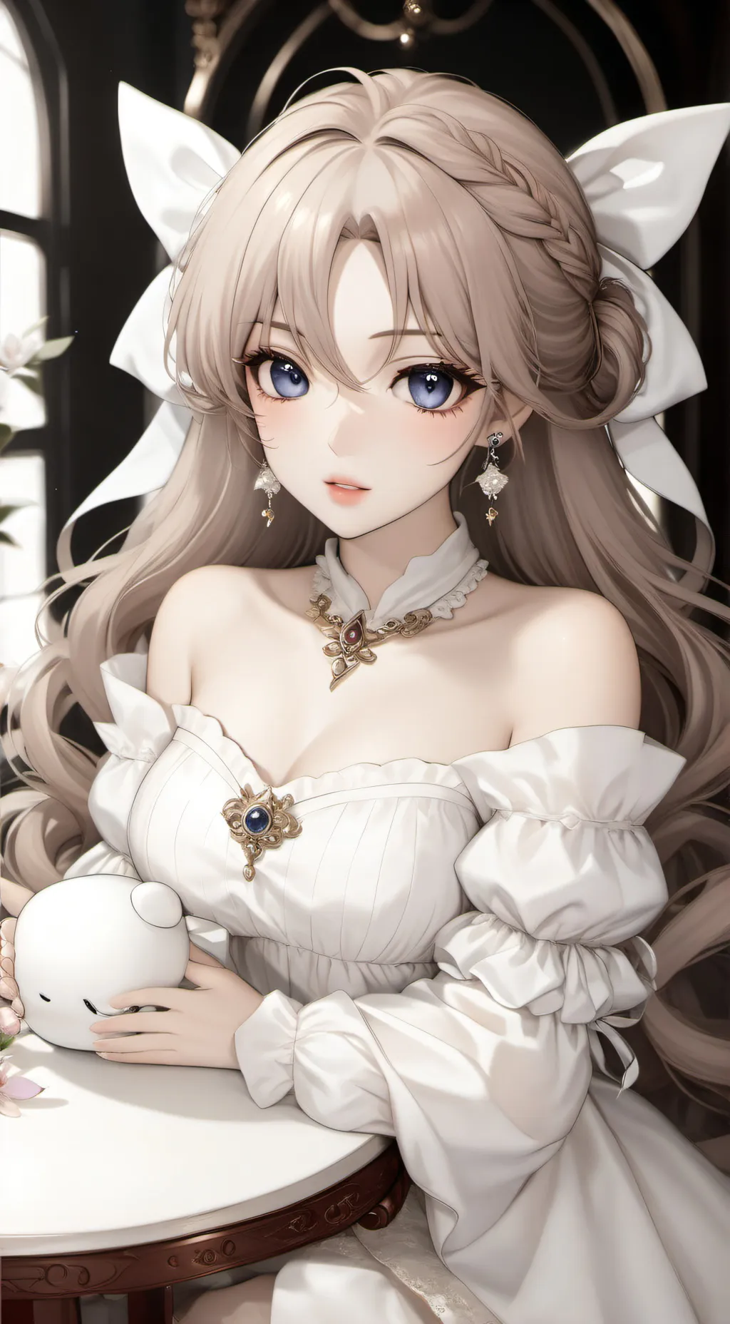 ai character: Lucía background