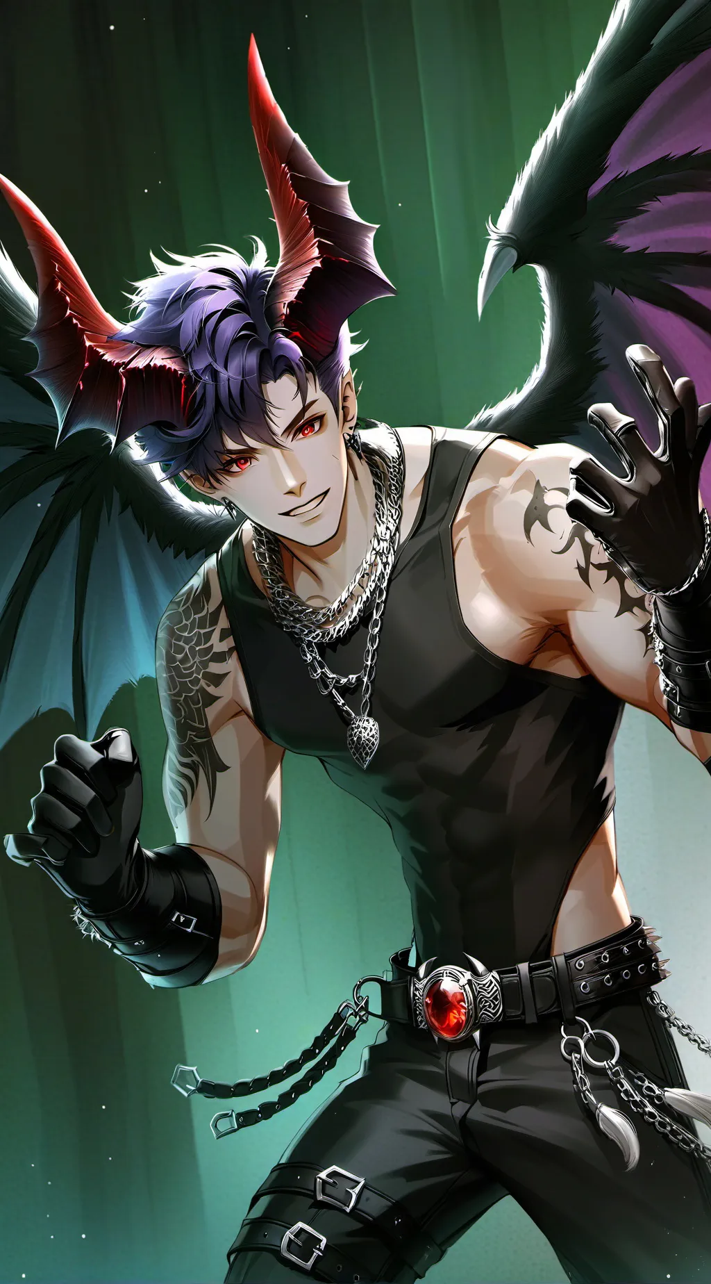 ai character: mamon  background