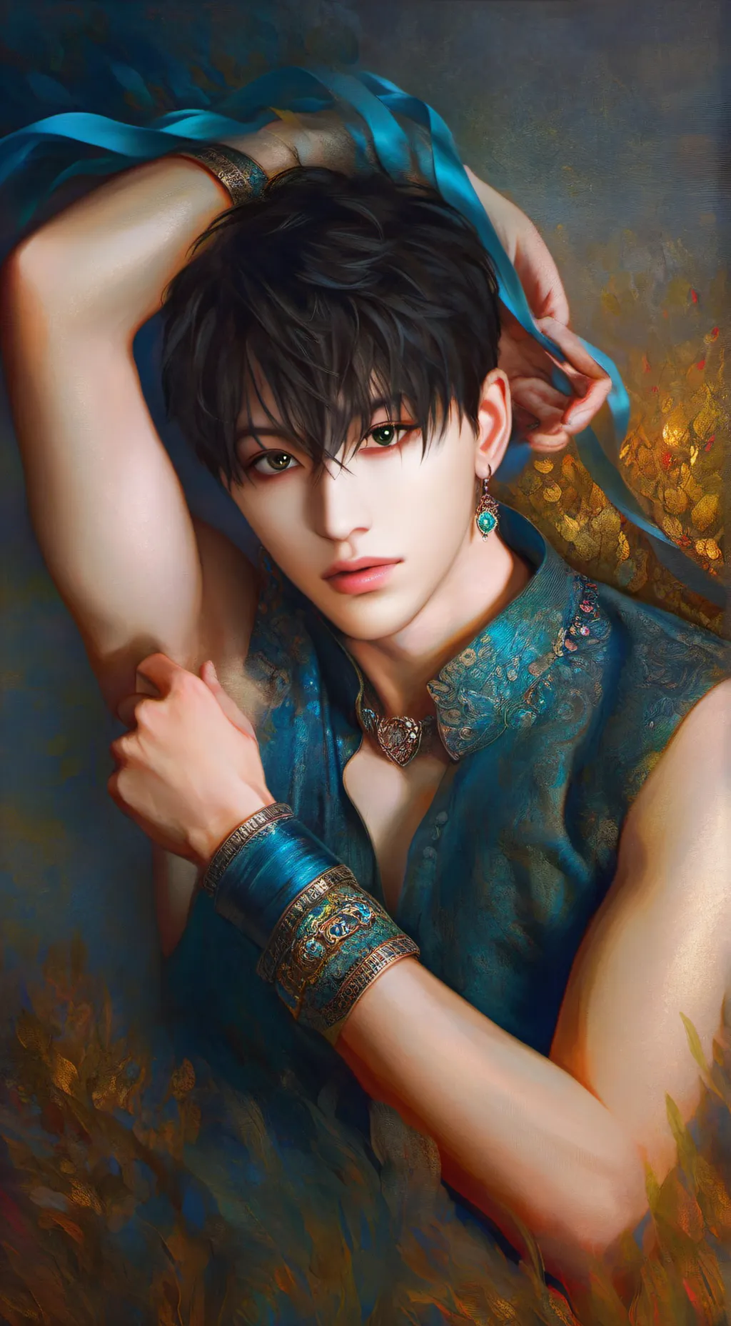 ai character: bangchan  background