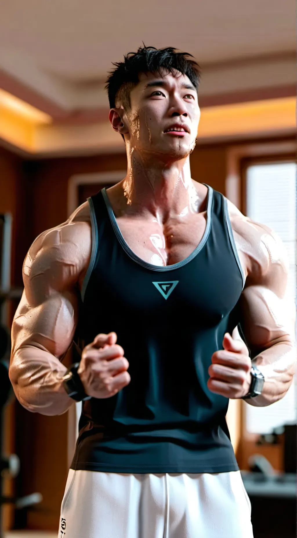 ai character: Maximilian Muscle background