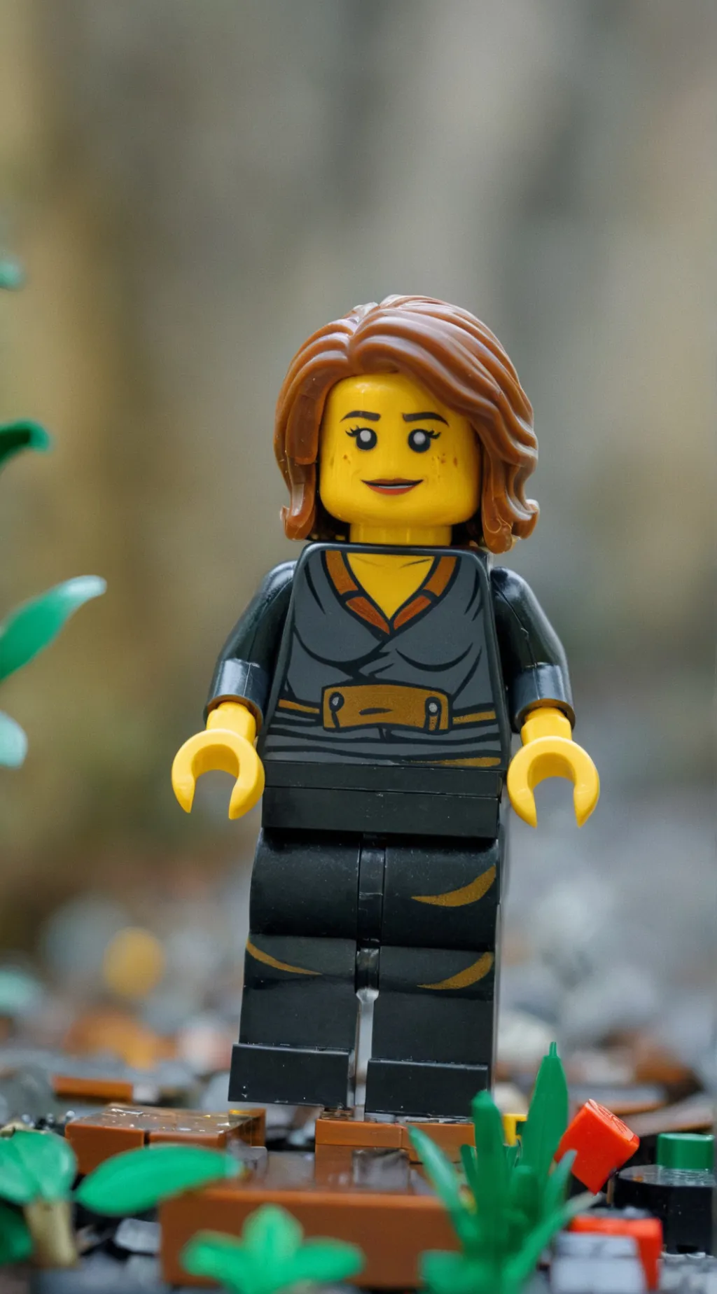 ai character: Lego president background