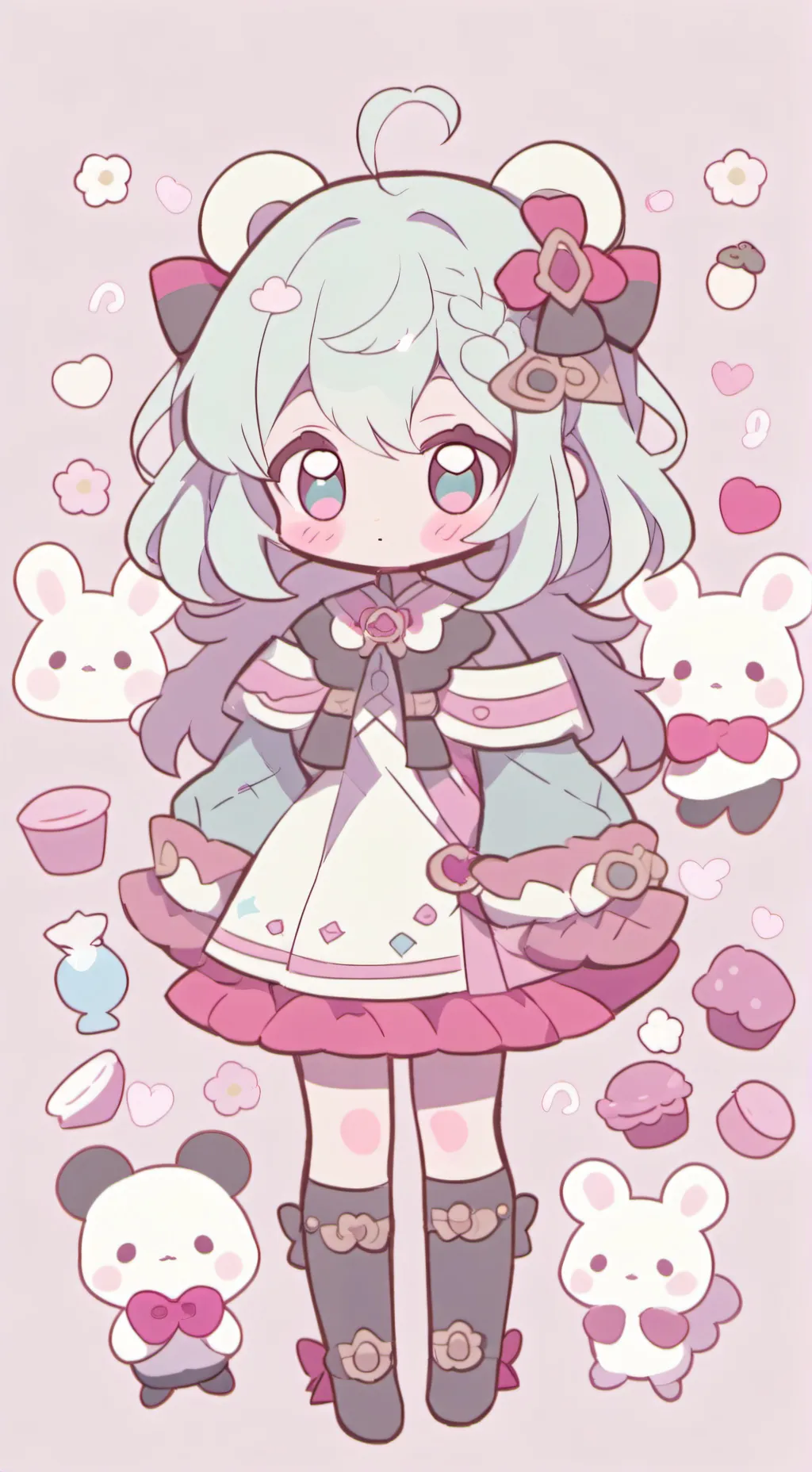 ai character: ella background