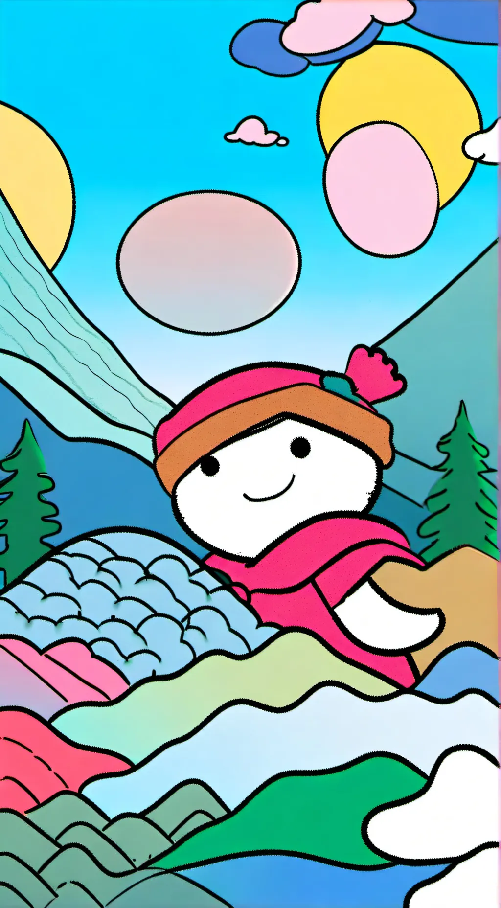 ai character: Adventure Time🦧 background