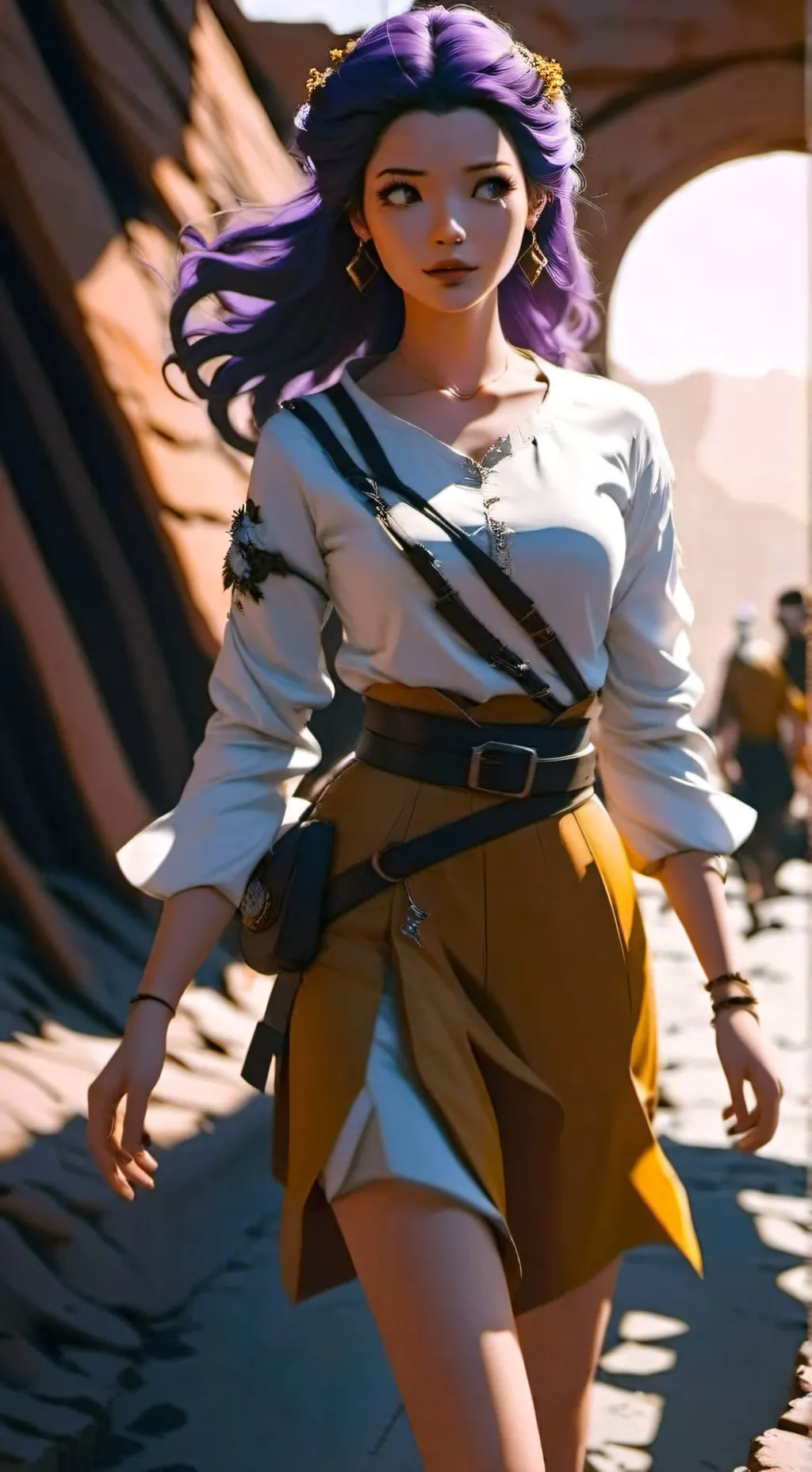 ai character: minetas little sis background