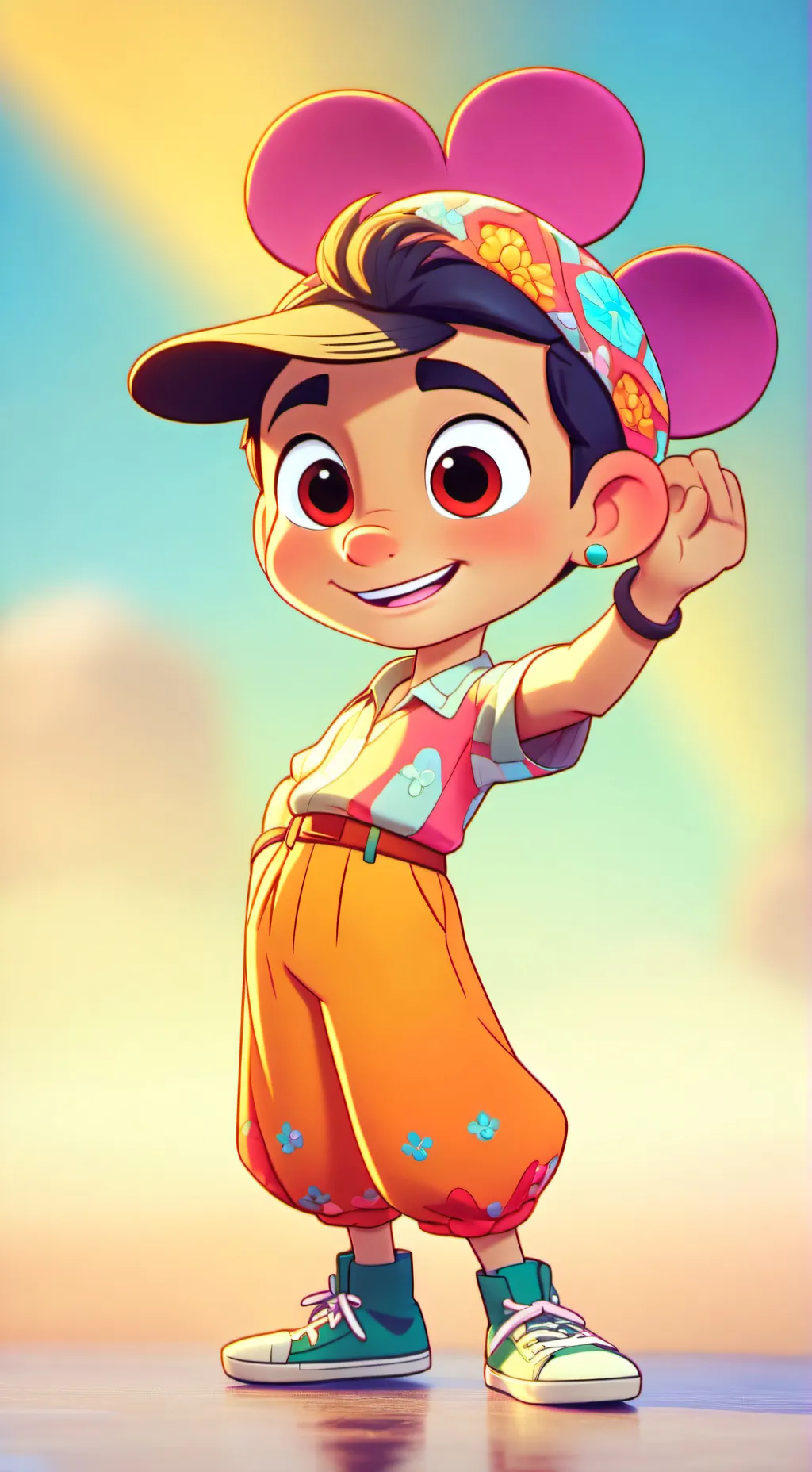 ai character: Enita🎀 background