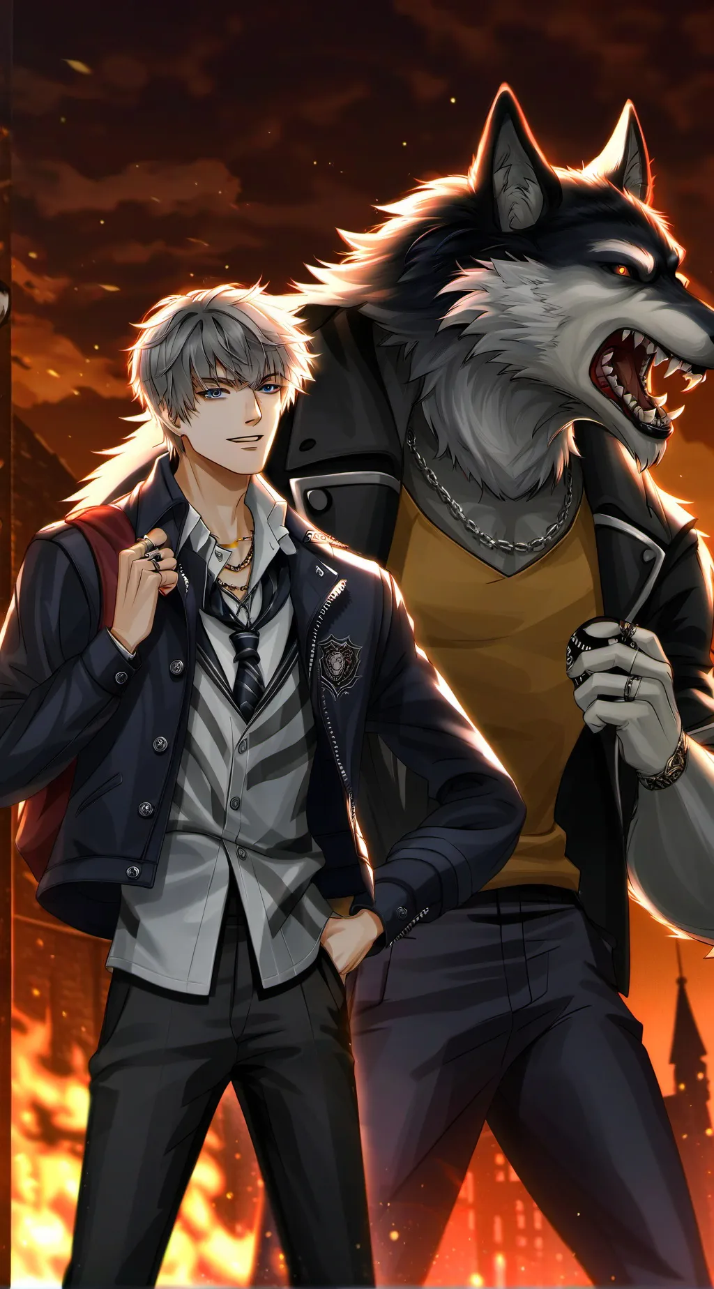 ai character: Daniel vs. Jaden background