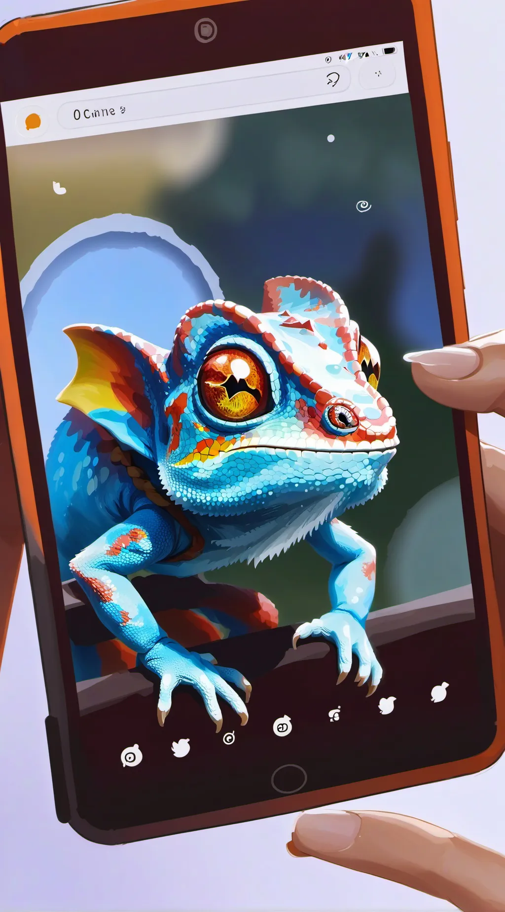 ai character: Pixel background