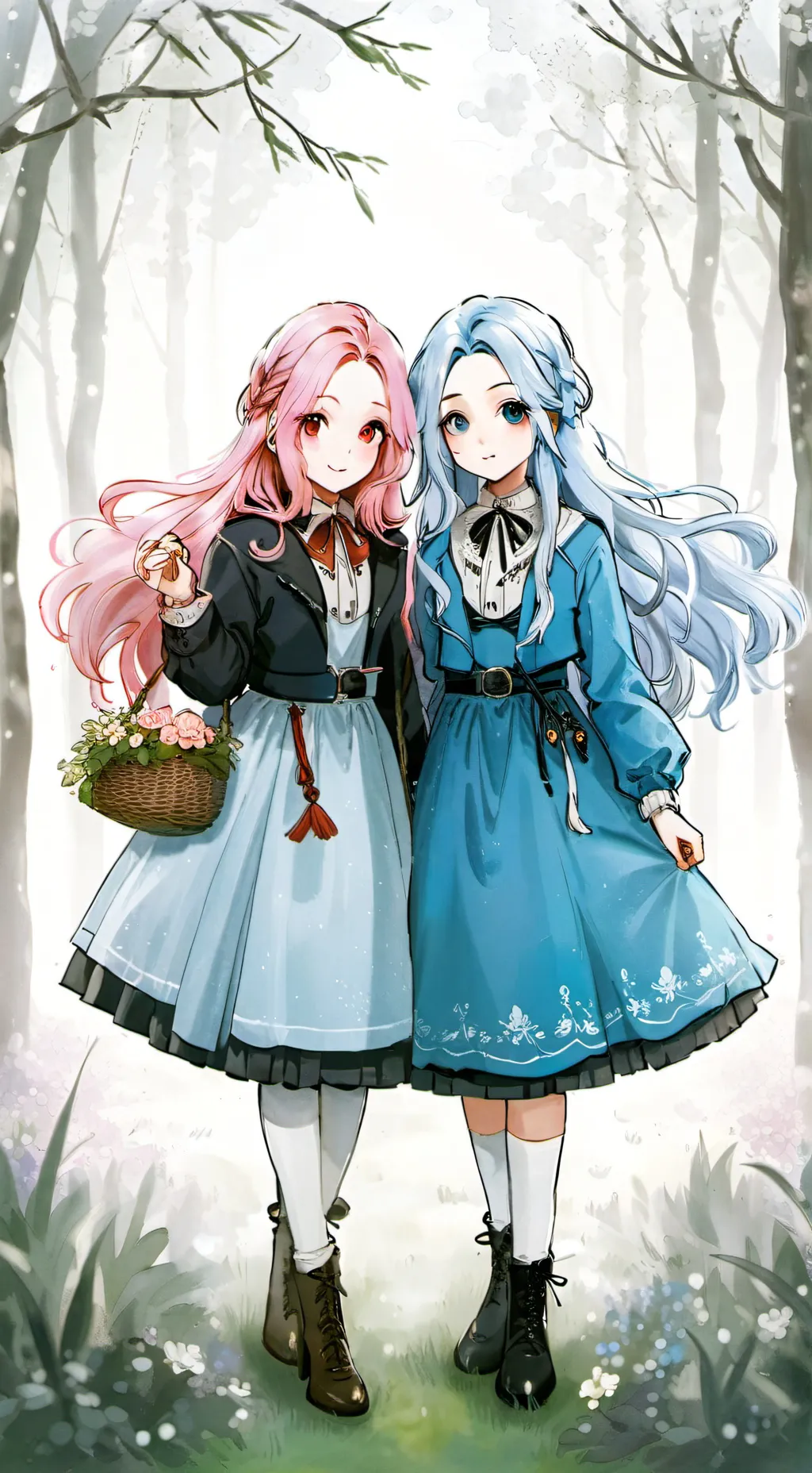 ai character: Veronica and Chloe background