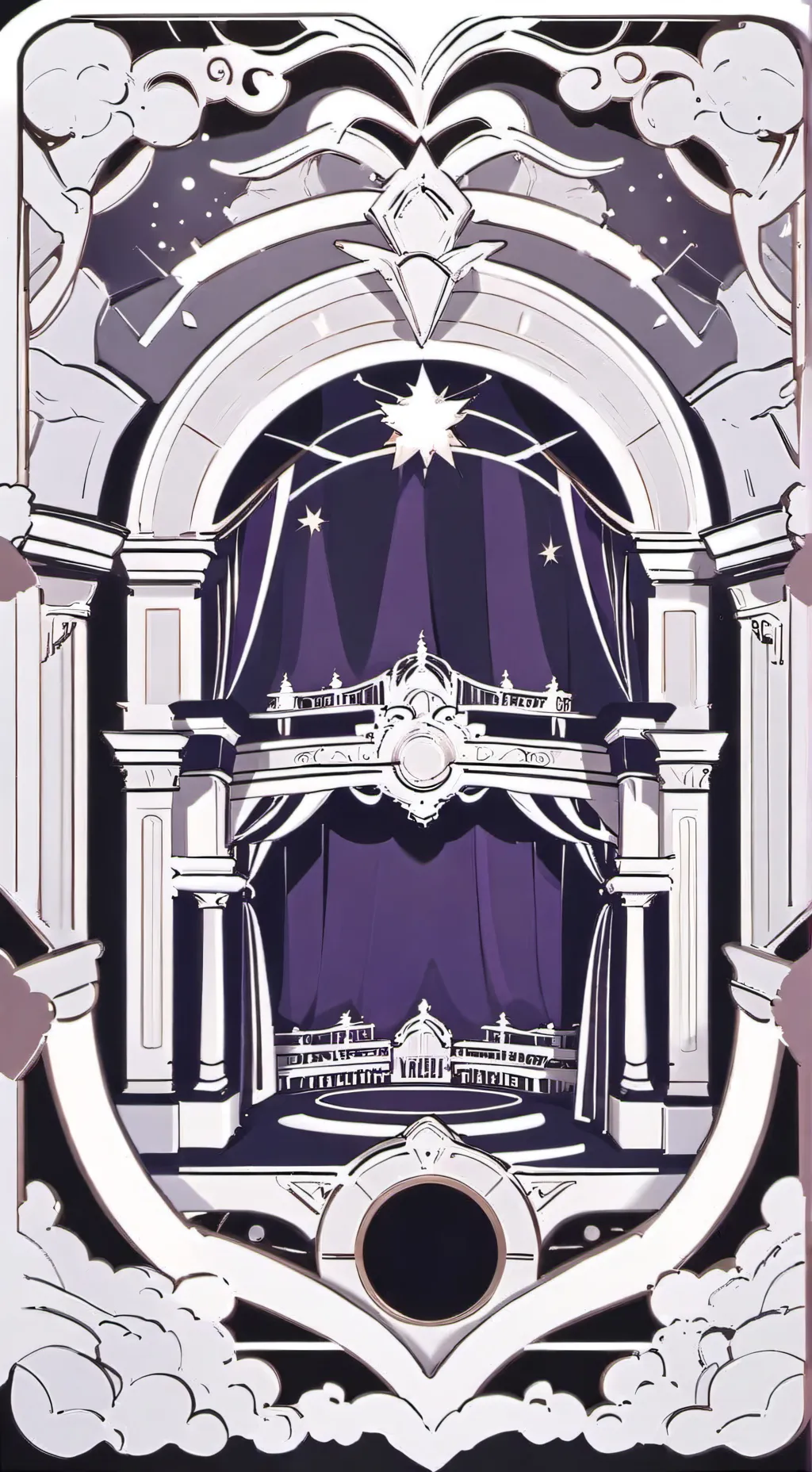 ai character: Teatro background