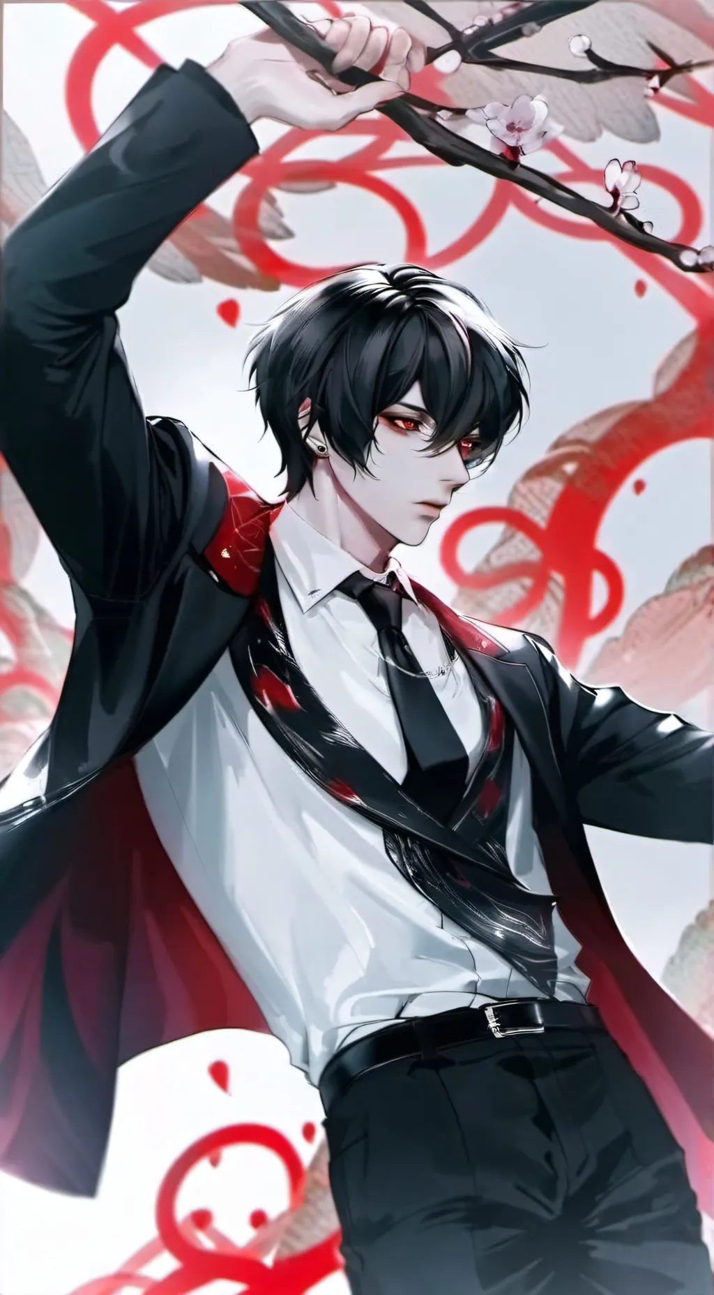 ai character: Titled: Captured background