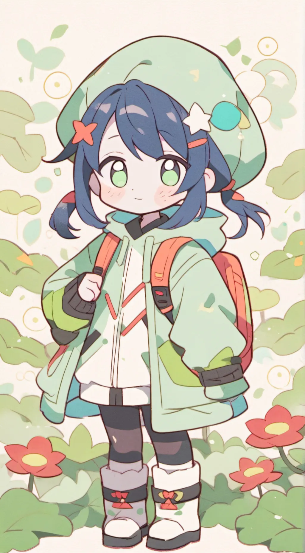 ai character: Mha road trip background