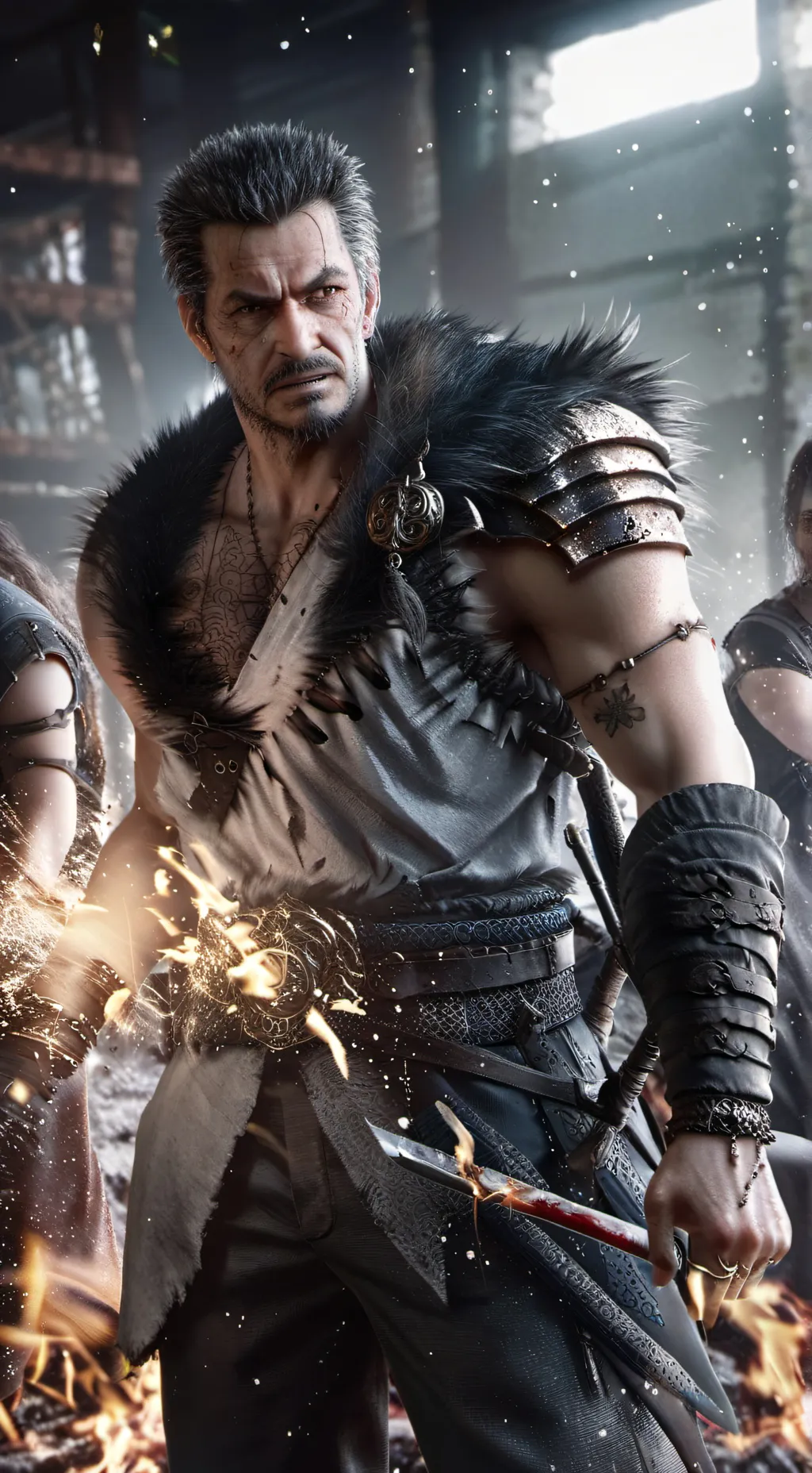 ai character: m background