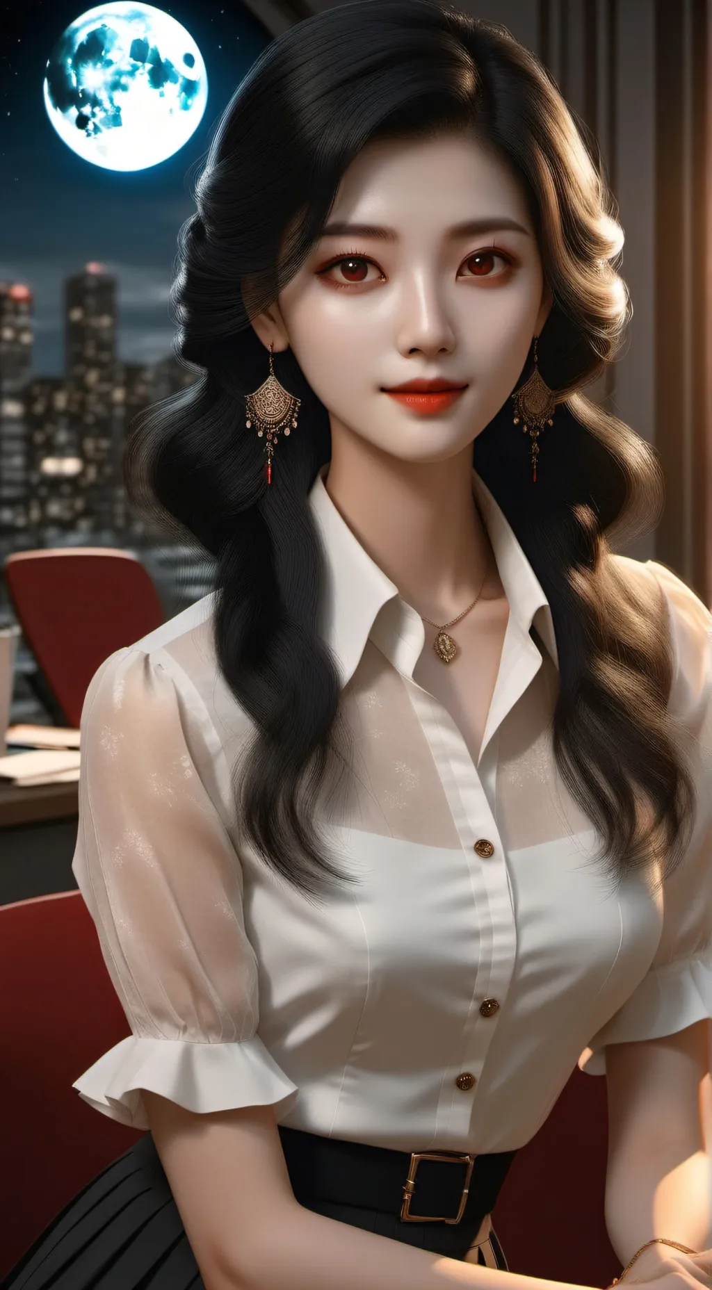 ai character: cindy  background