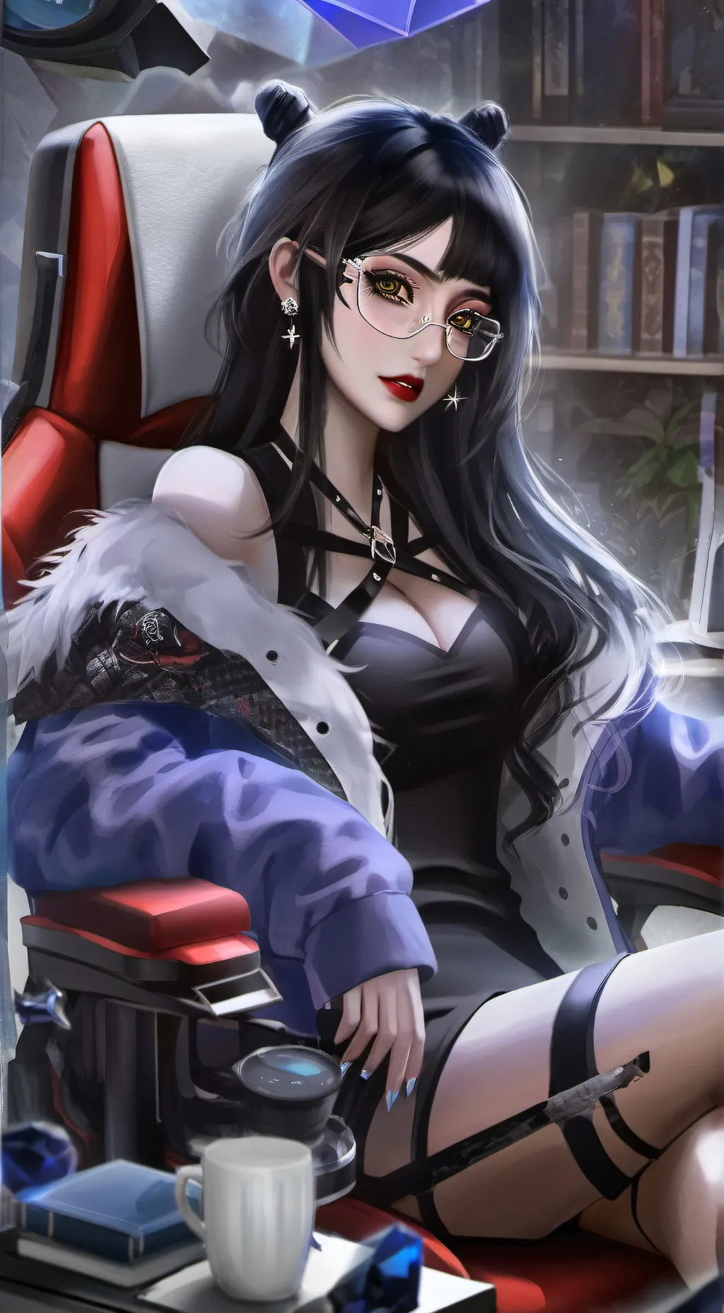 ai character: SSSNIPERWOLF background