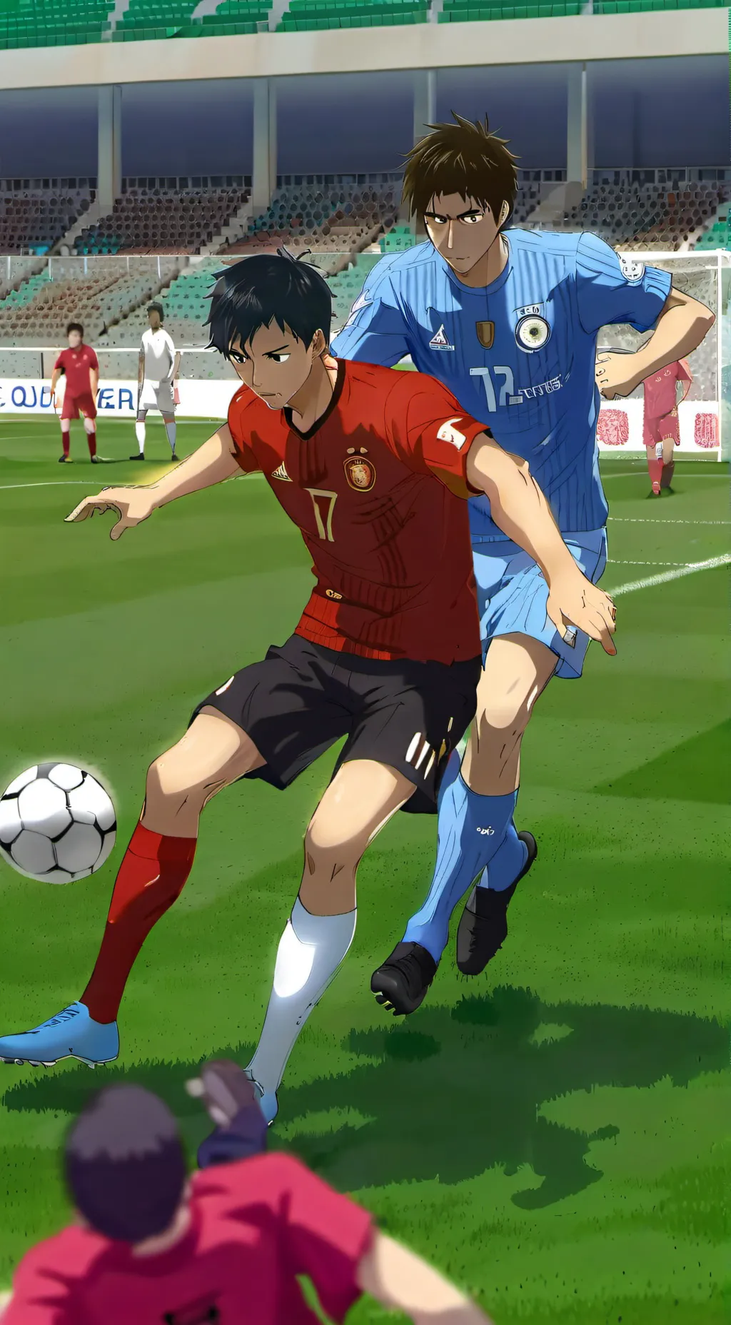 ai character: FOOTBALL CAREER  background