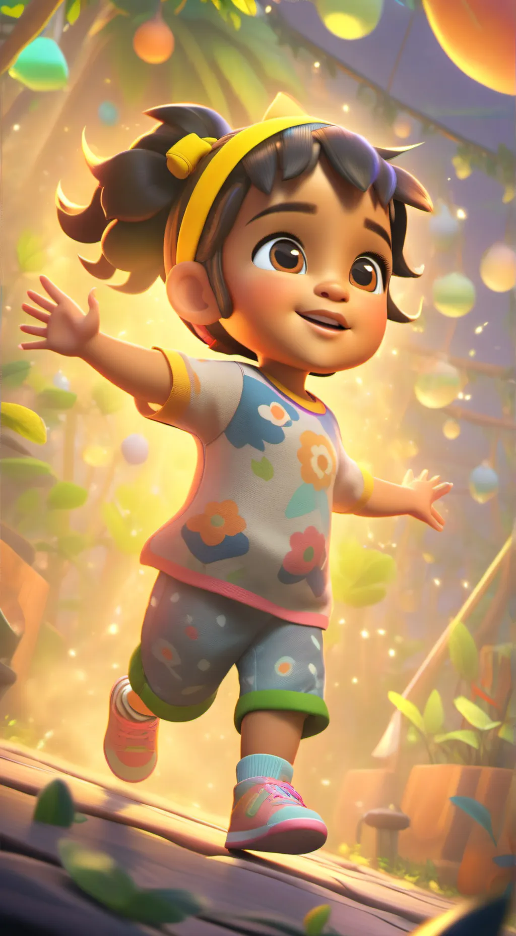 ai character: baby anna background