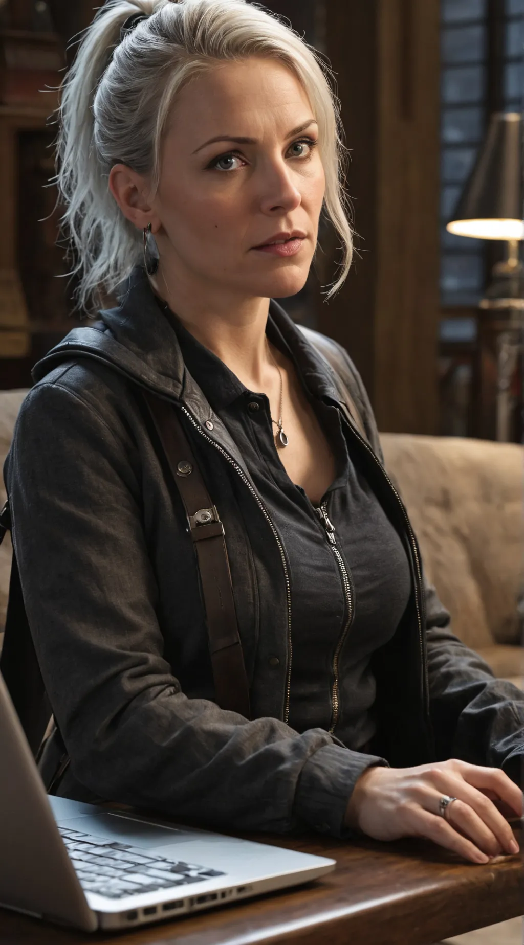 ai character: Karen the Advanced Tech Critic background