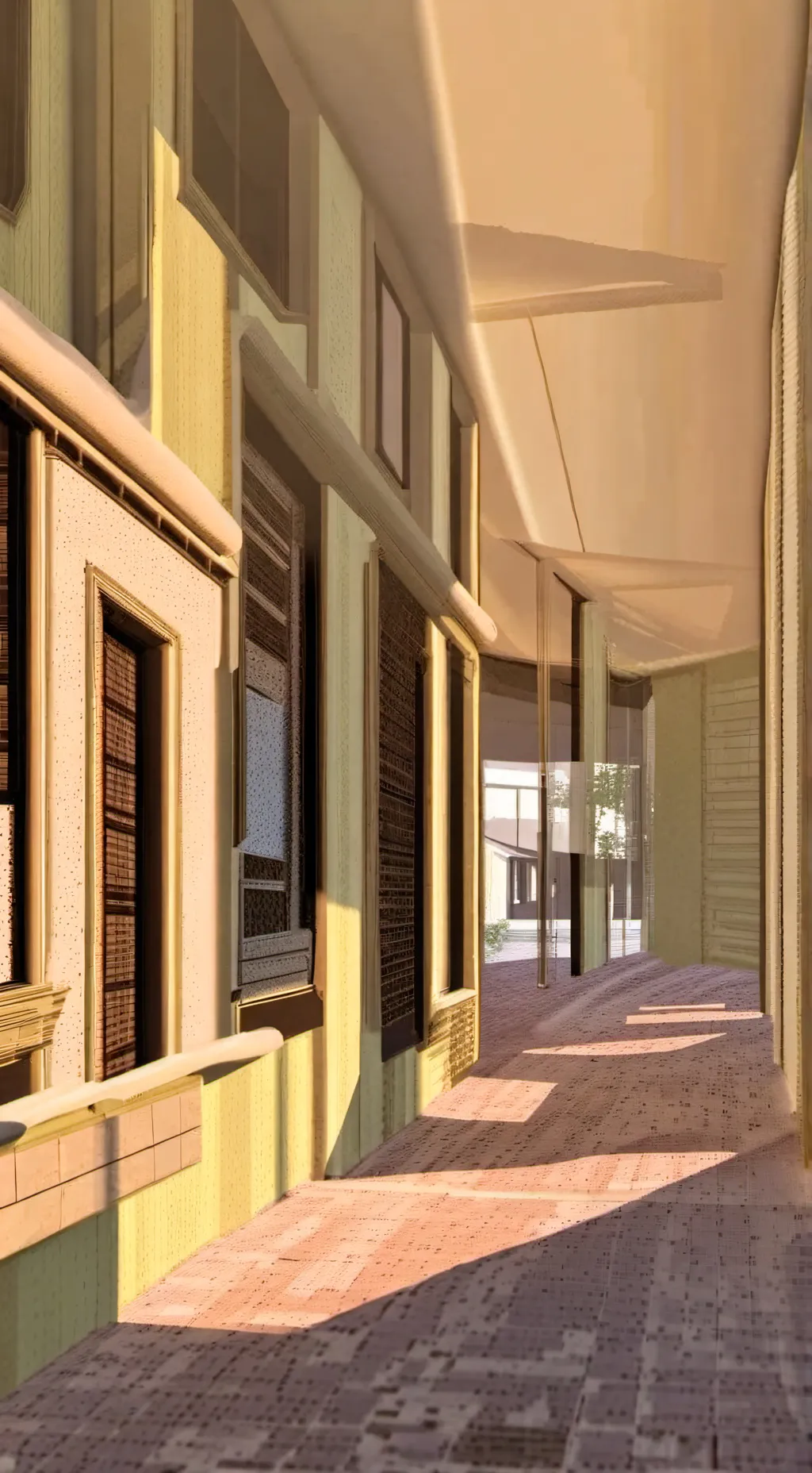 ai character: Squid game school background