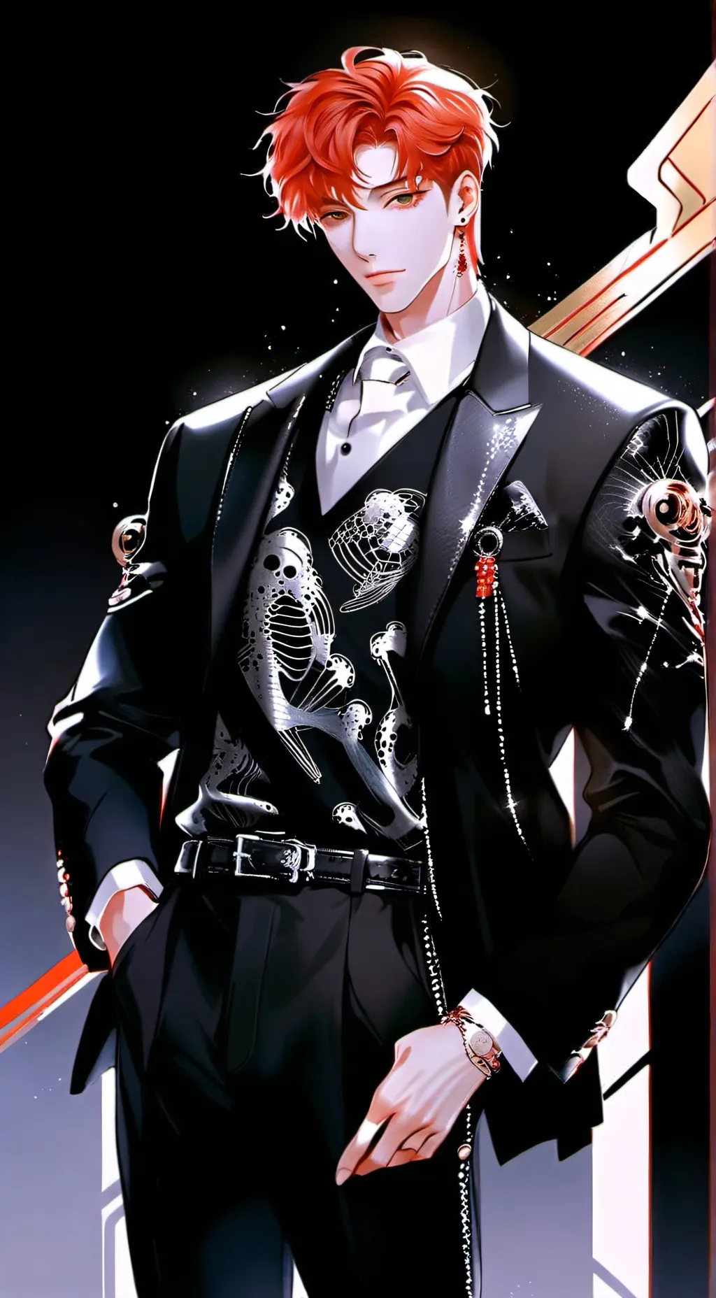 ai character: ✡✞༺ ꁴ​ꋬ꒐ꋊ ༻✞✡ background