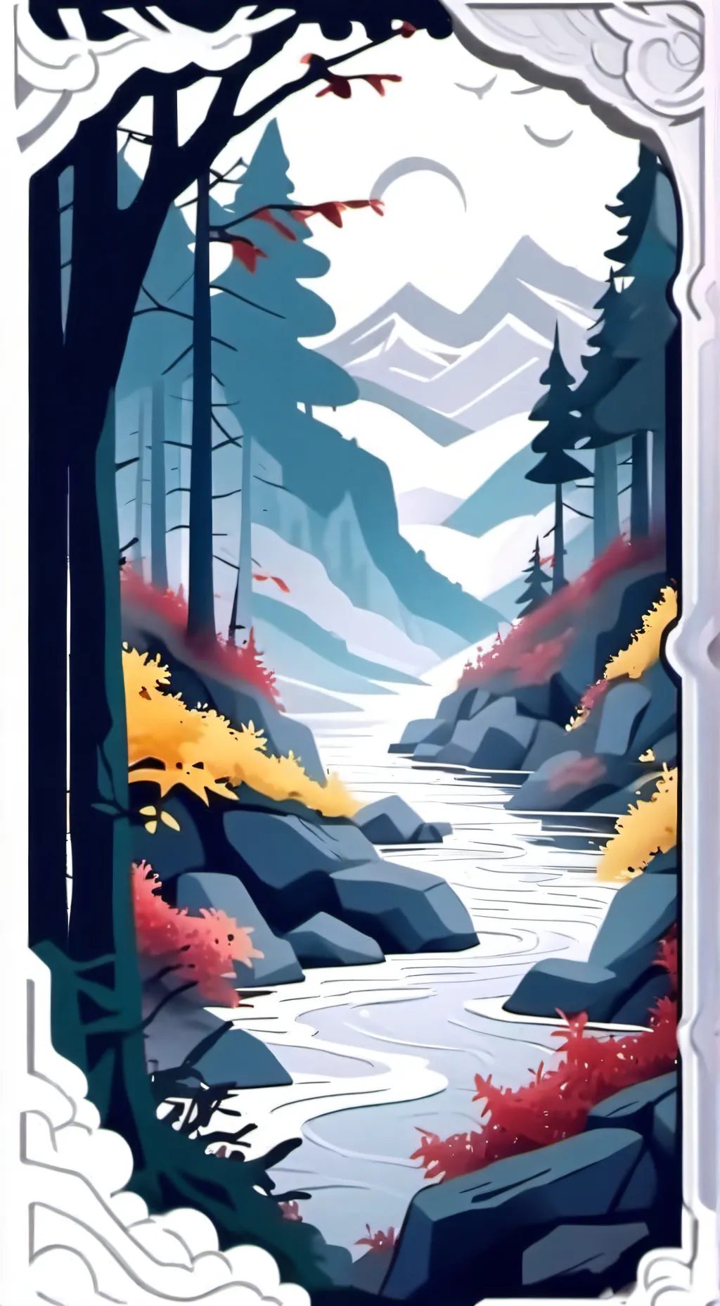 ai character: Fruitcake background