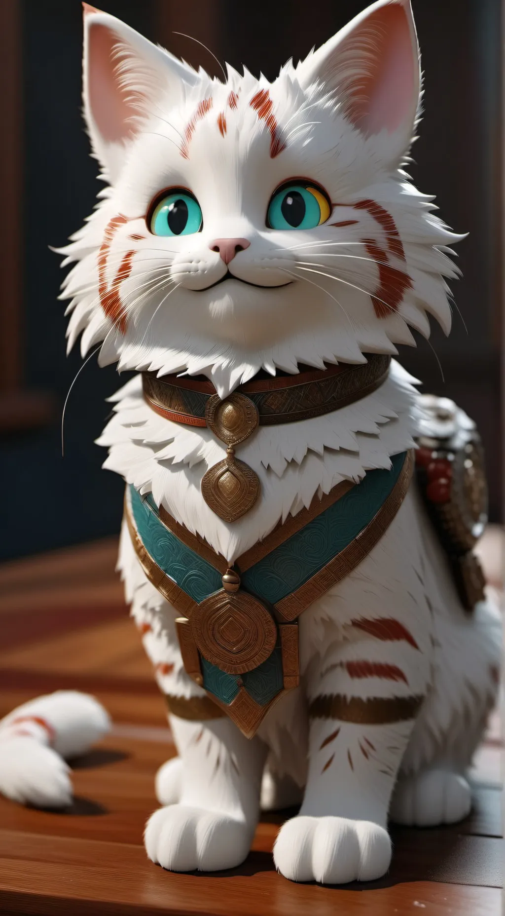 ai character: Silly Cat background