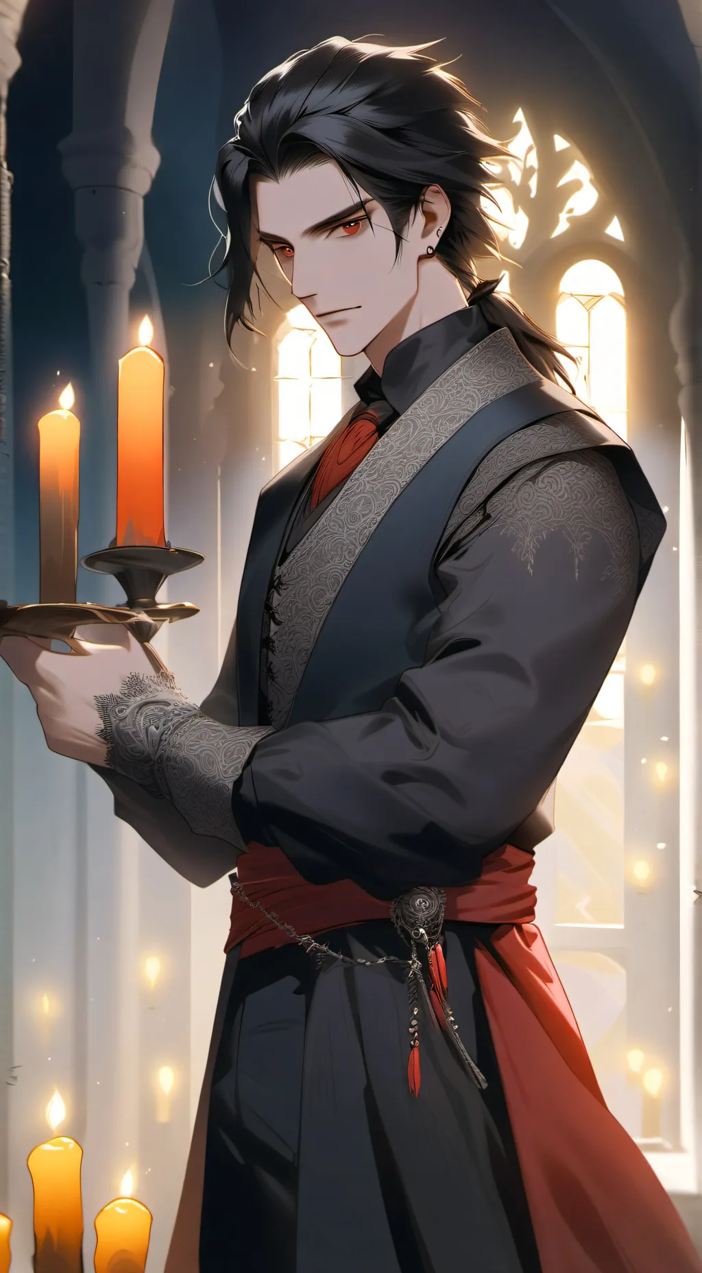 ai character: Vampire  background