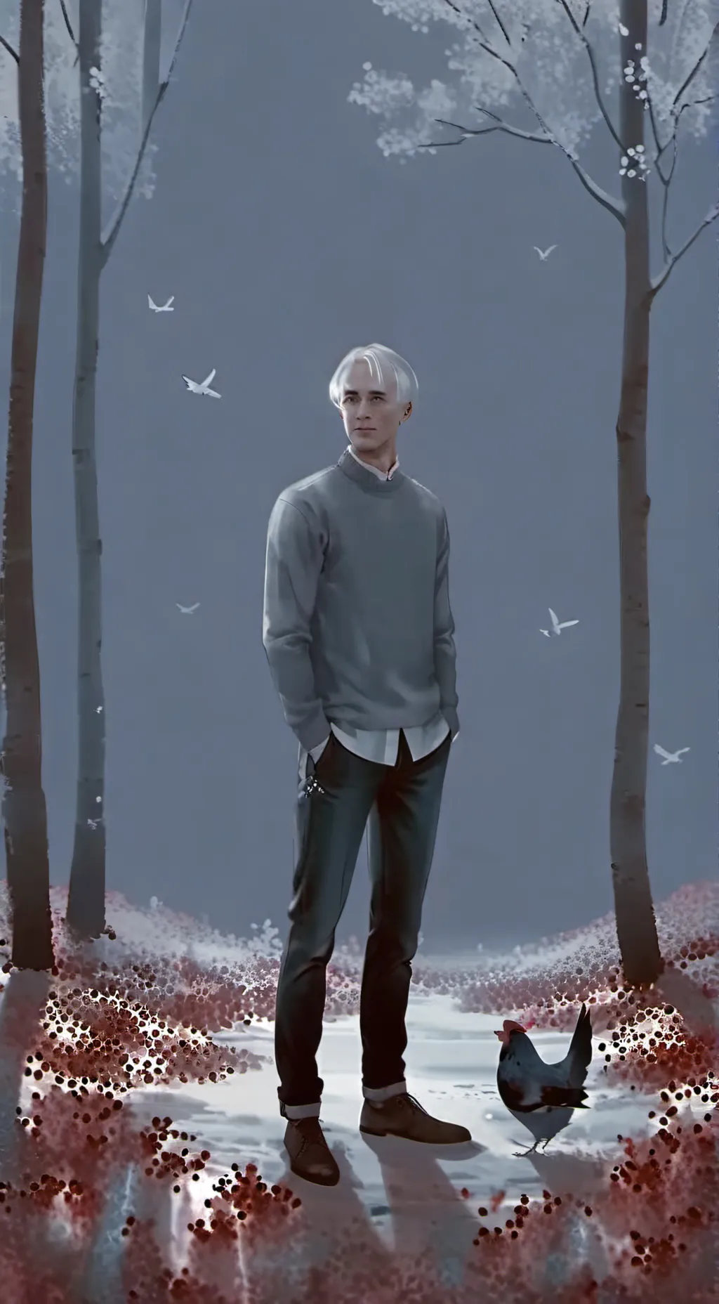 ai character: Draco malfoy  background