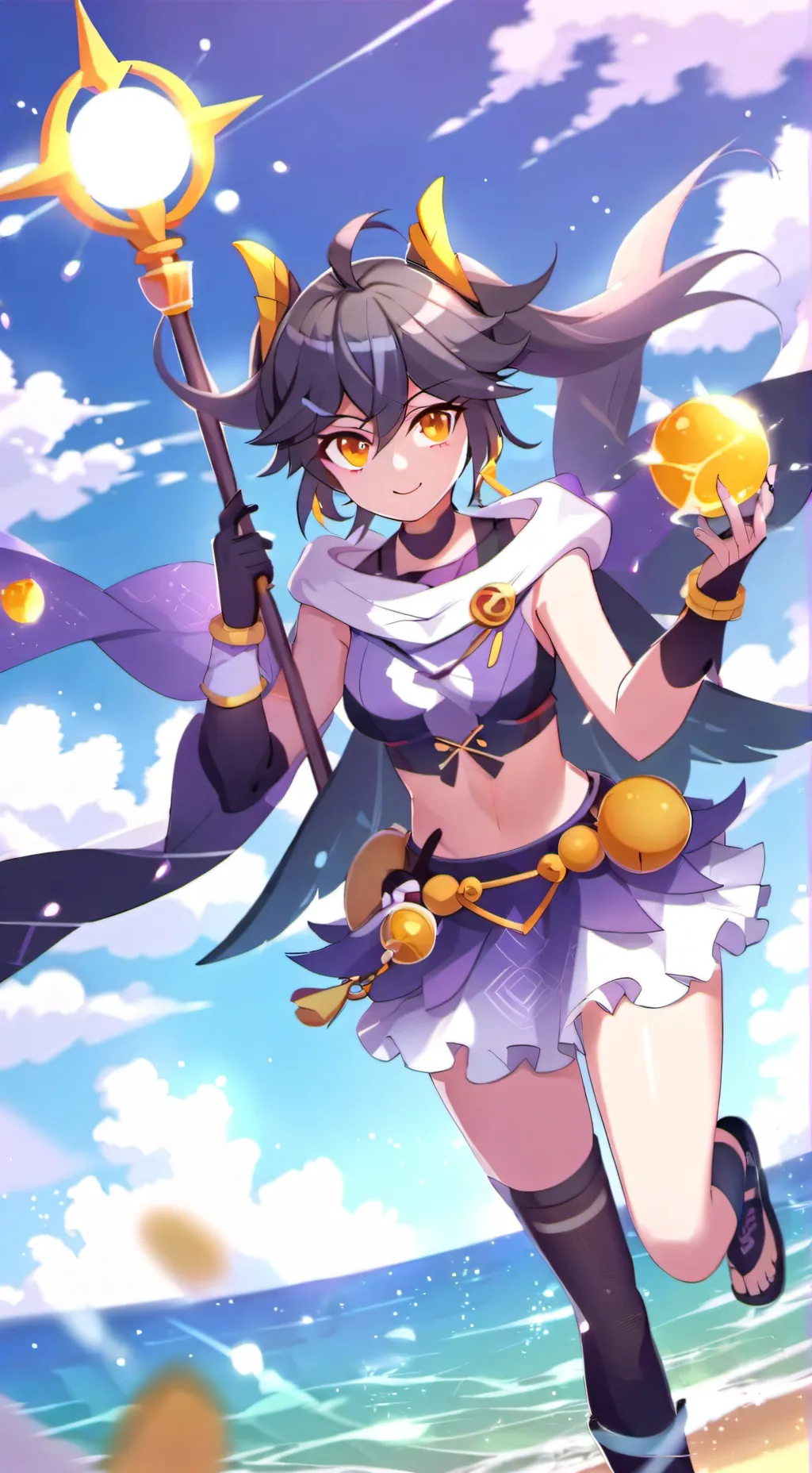ai character: Dark Pit (Female) background