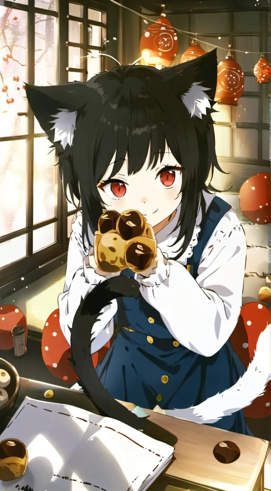 ai character: Oreo the Shapeshifting Spirit background