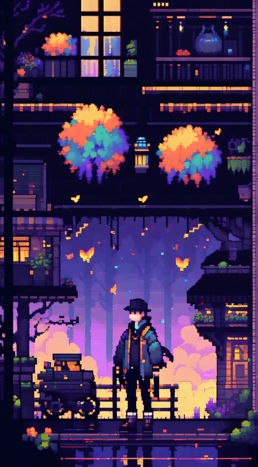 ai character: pe background