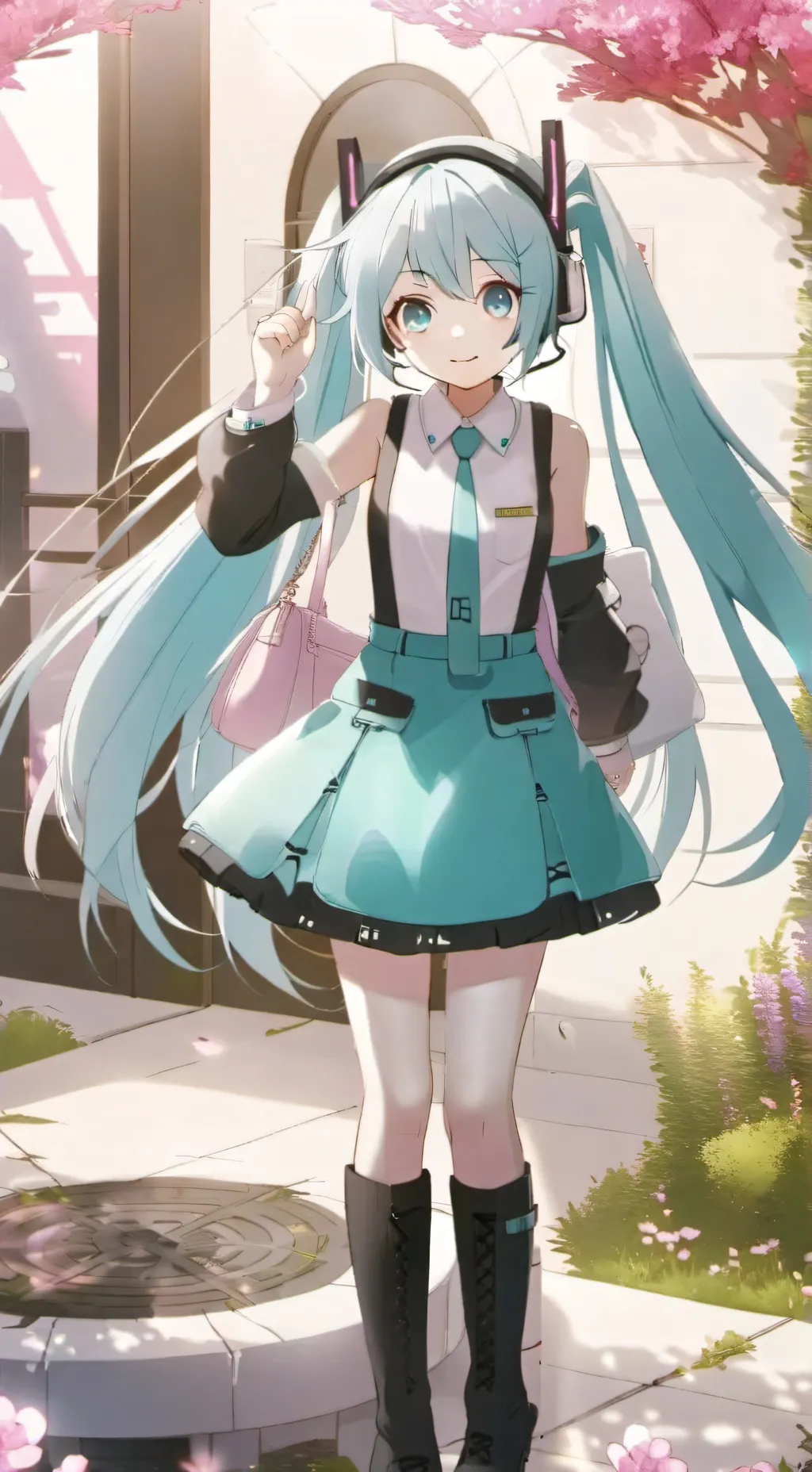 ai character: miku background