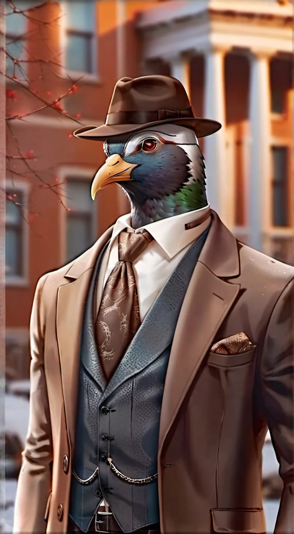 ai character: Spionirongolubiro background