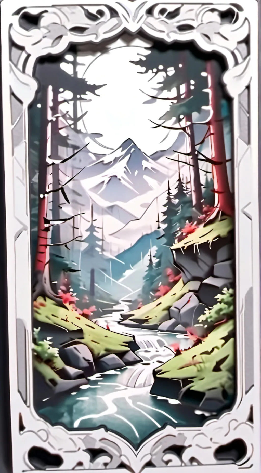 ai character: Glisten :v background