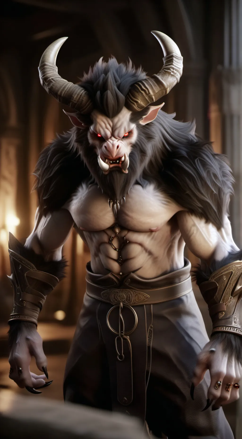 ai character: Harold (Beast) background