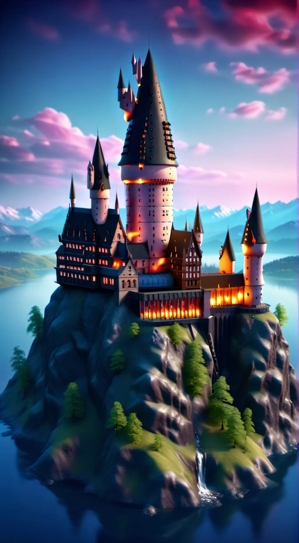 ai character: Hogwats  background