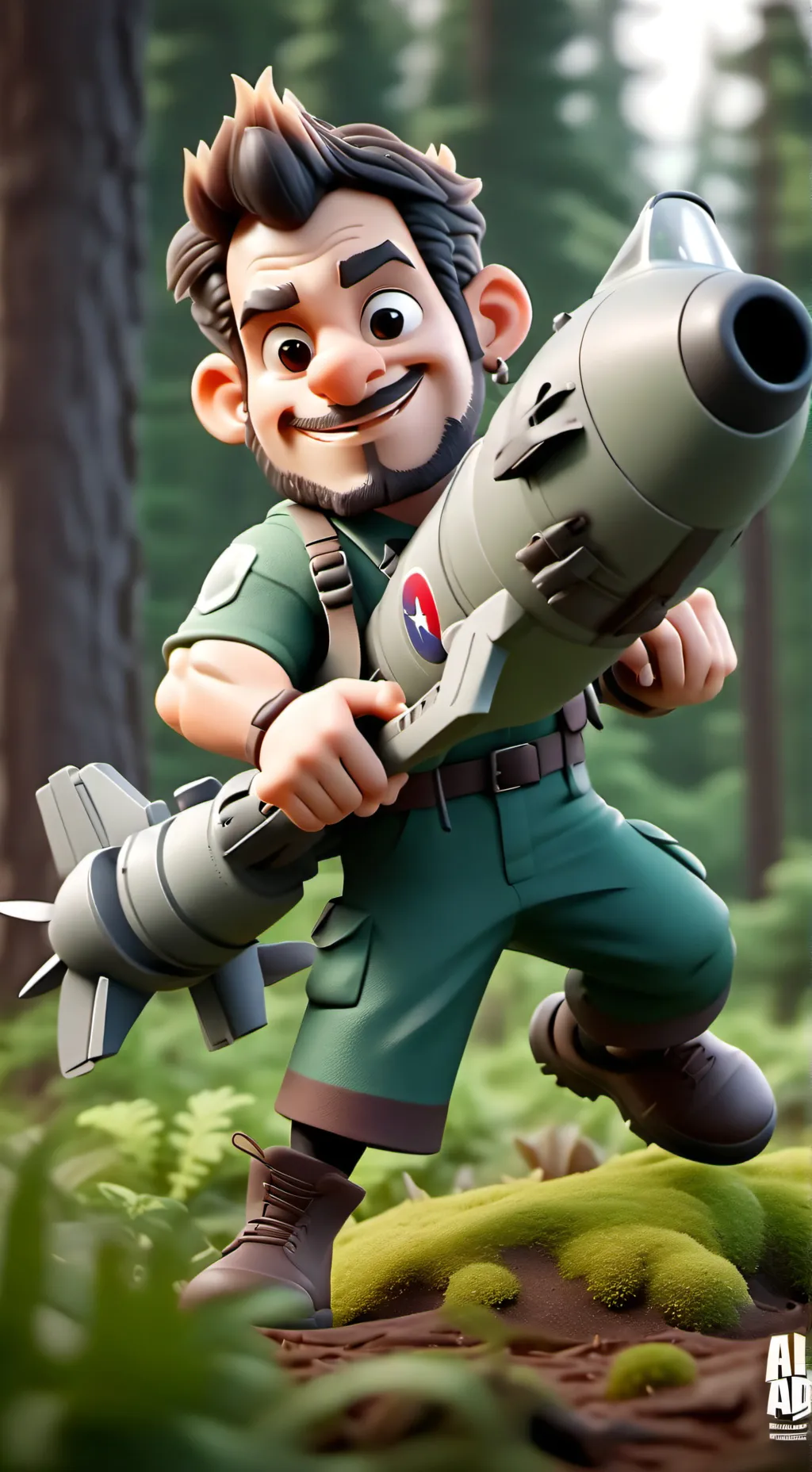 ai character: bomb thief bob background