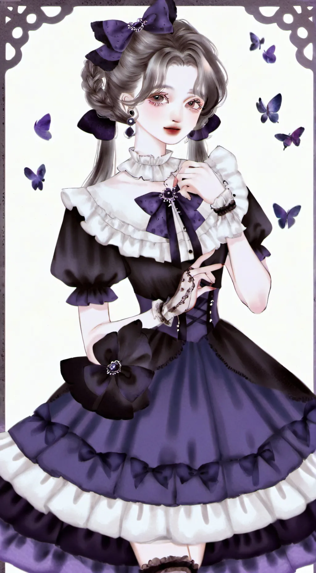 ai character: KYN....  background