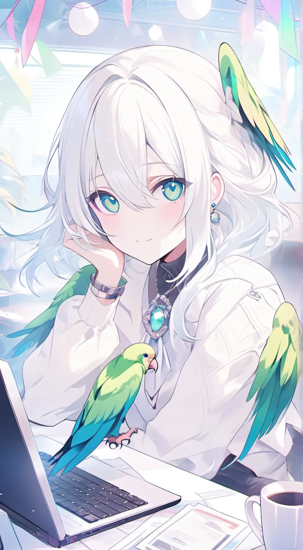 ai character: Bitzy background