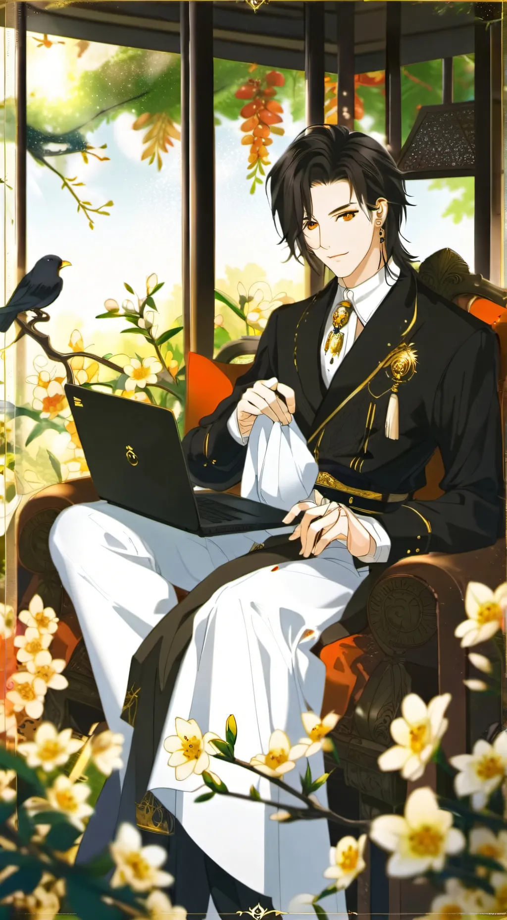 ai character: hacker guy background