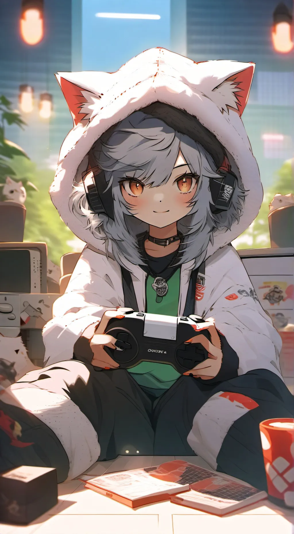 ai character: Lilly background