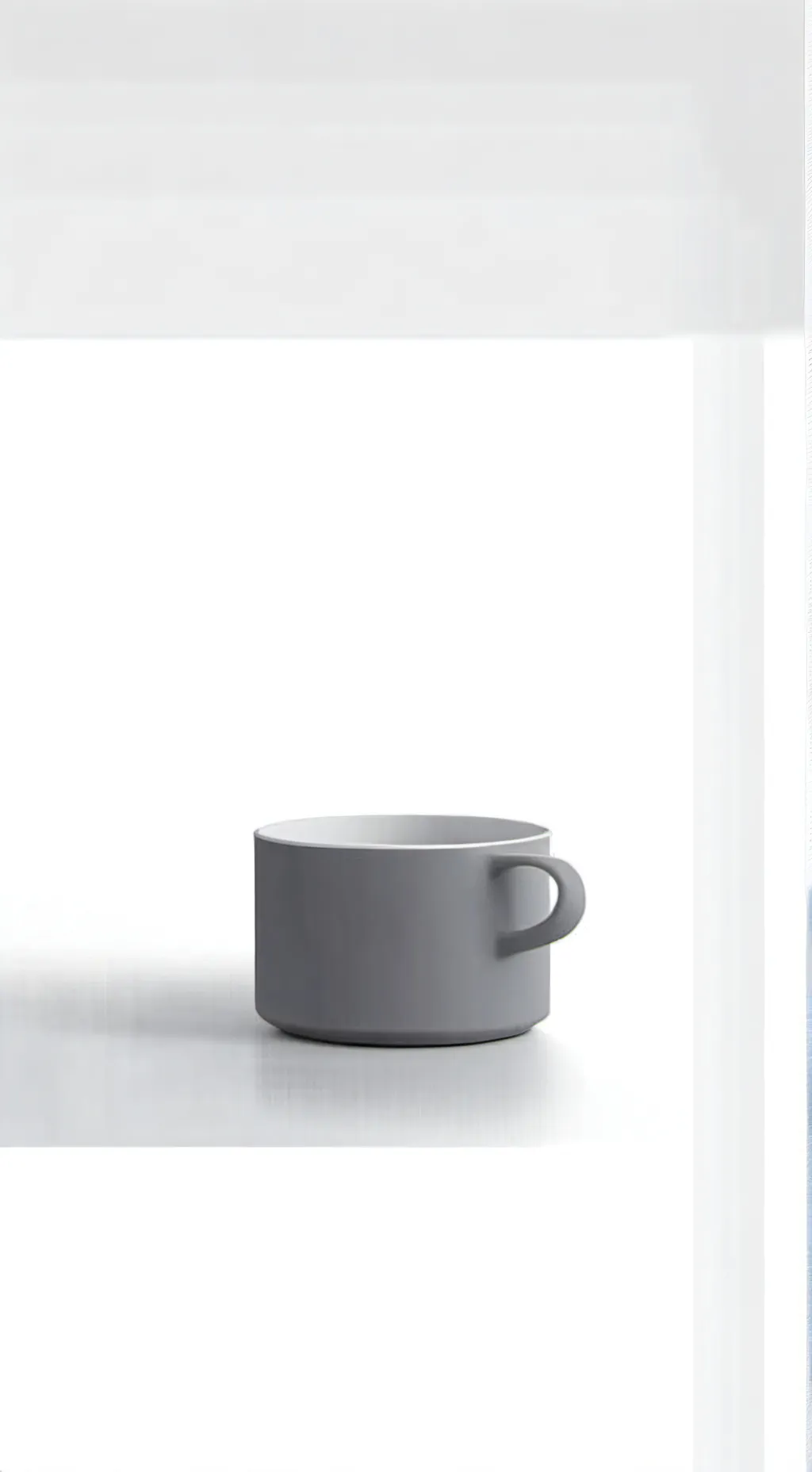 ai character: a cup background