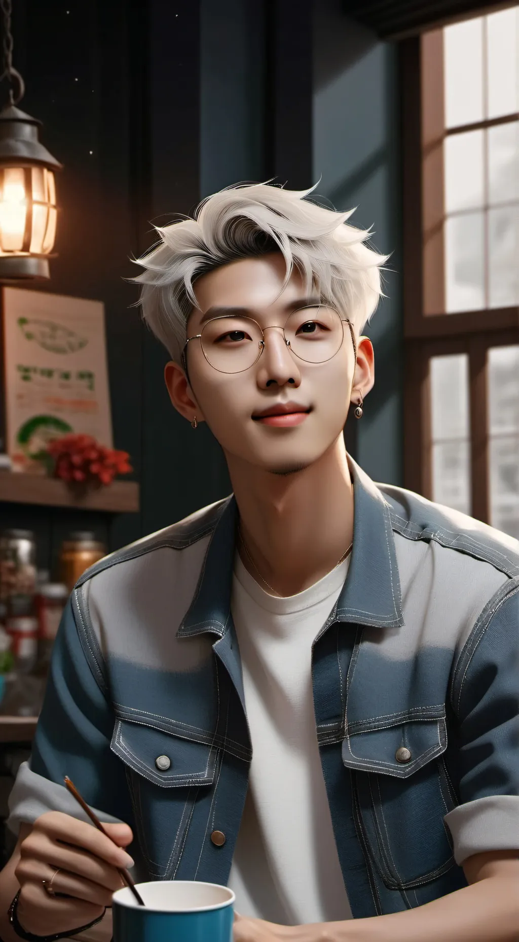 ai character: Namjoon  background