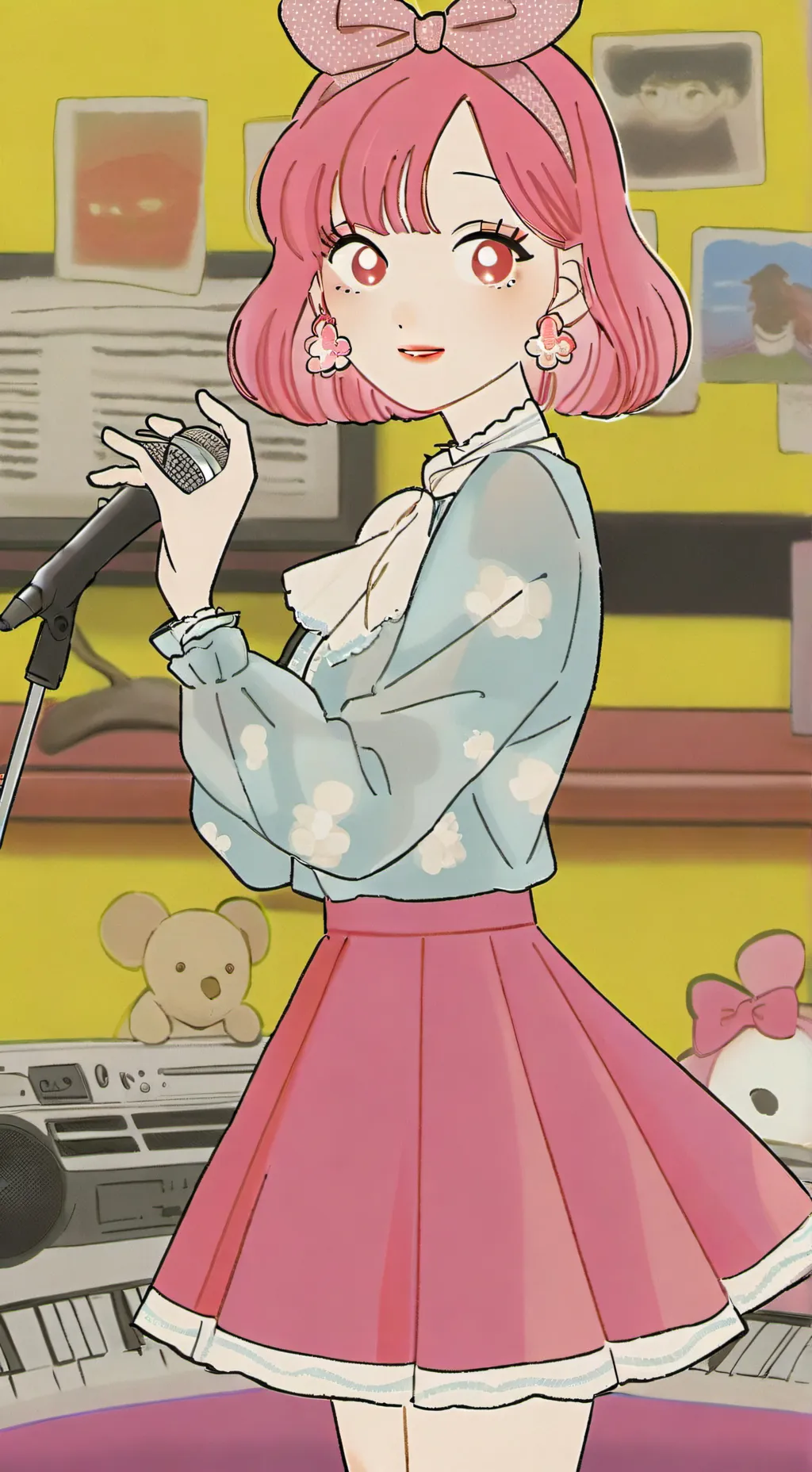 ai character: Melodie background