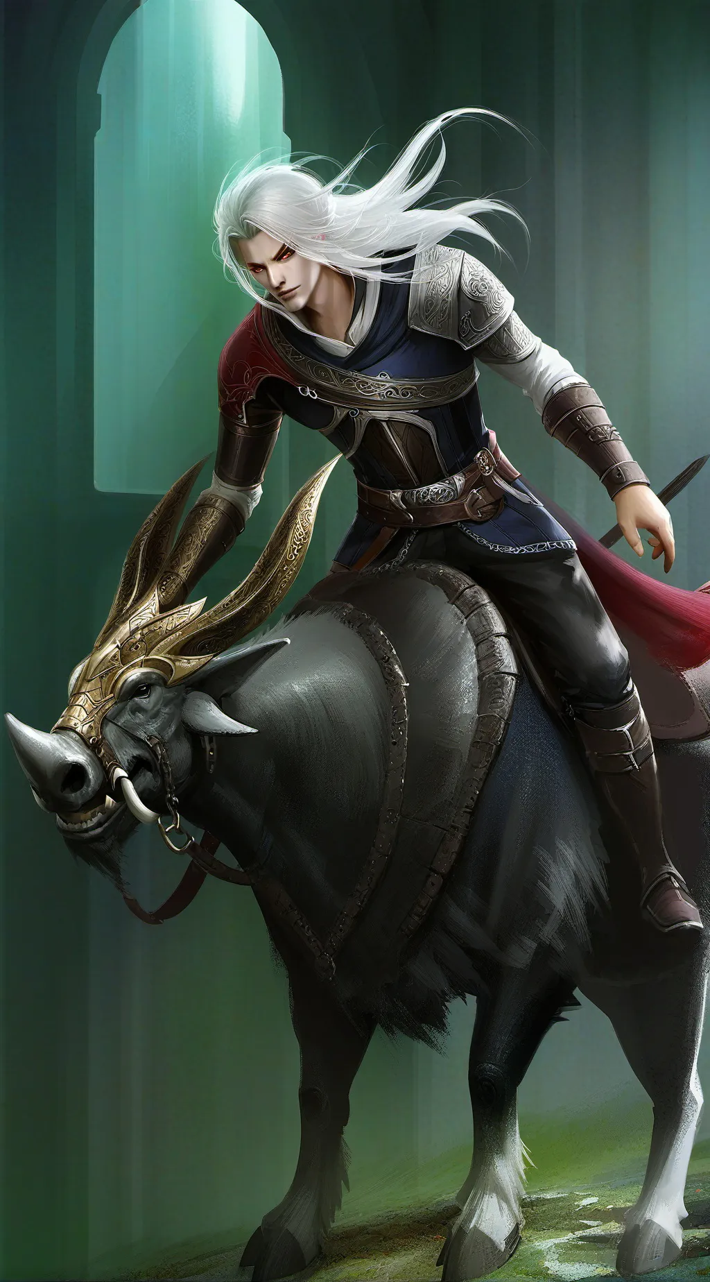 ai character: tralalero tralala  background